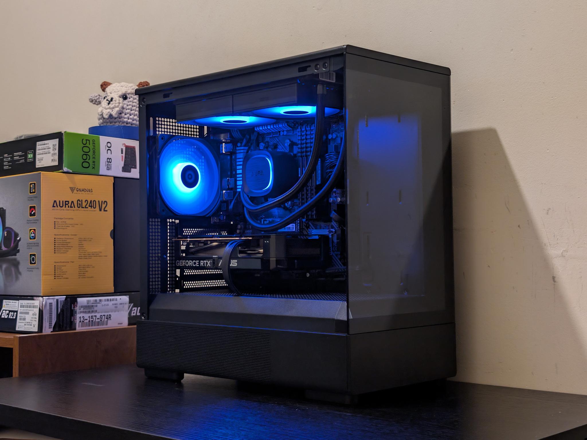 🔥⬛ 1440p Gaming Beast | RTX 5060 | Ryzen 5 5600 | 1TB SSD | 32GB RAM | WiFi 6 & Bluetooth ⬛🔥