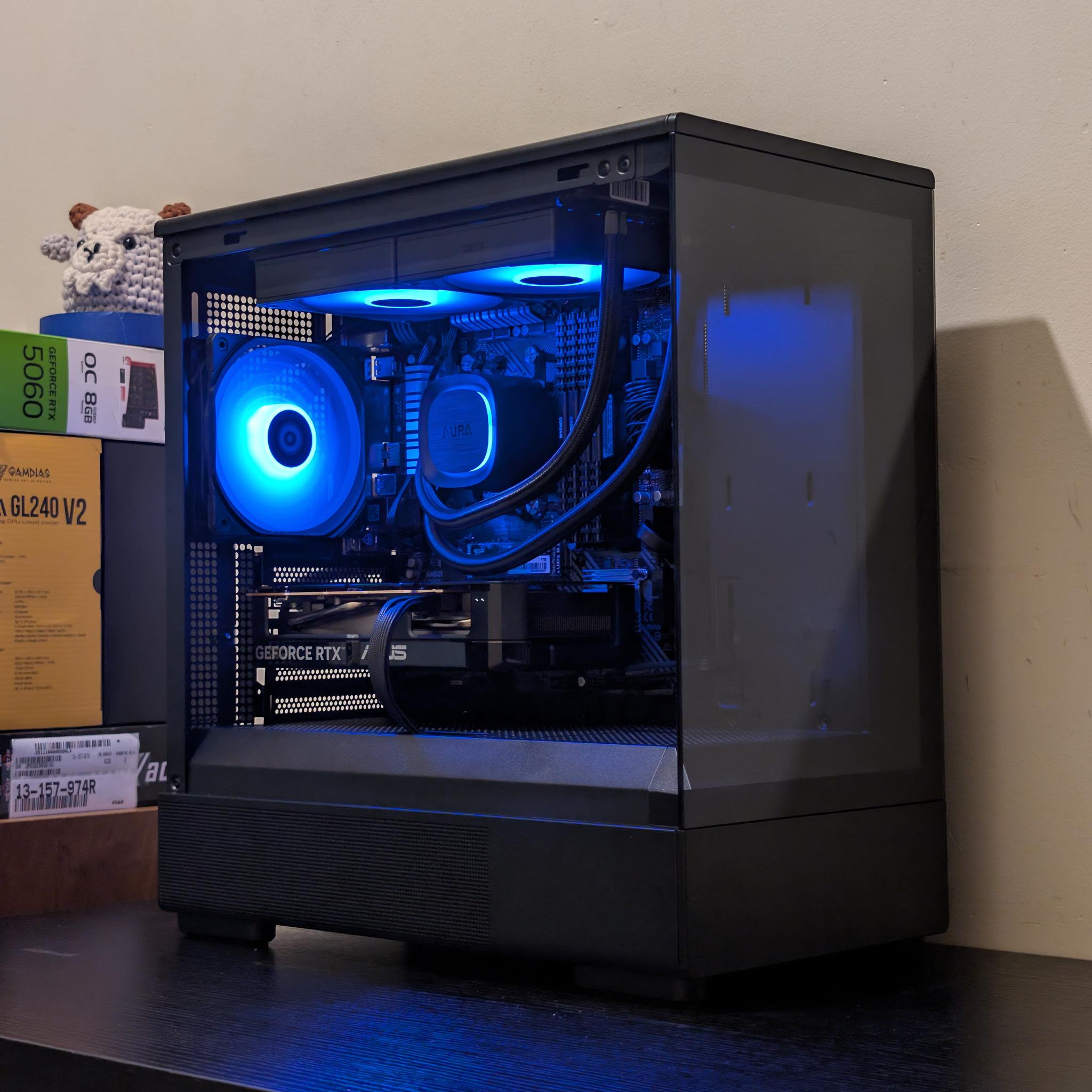 🔥⬛ 1440p Gaming Beast | RTX 5060 | Ryzen 5 5600 | 1TB SSD | 32GB RAM | WiFi 6 & Bluetooth ⬛🔥
