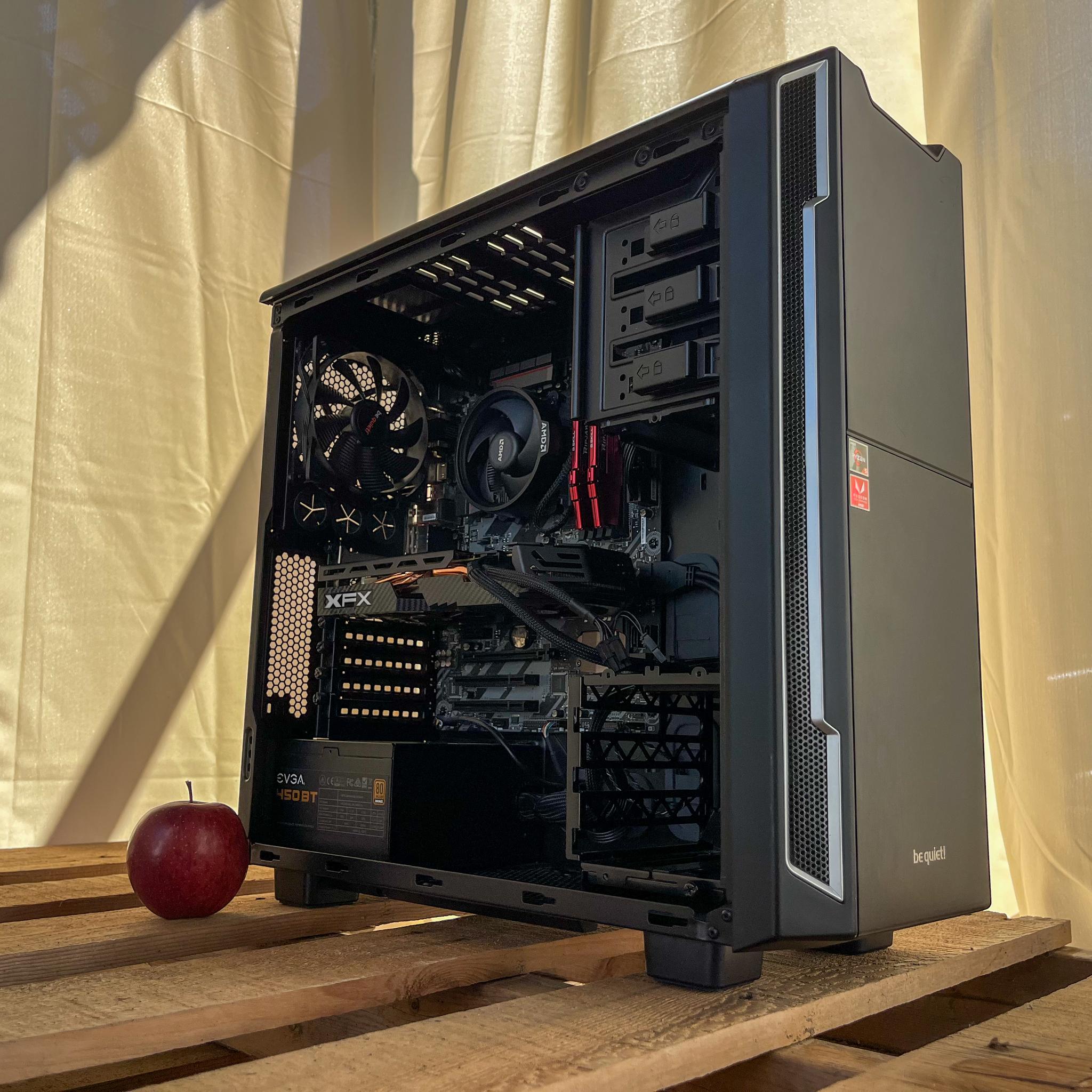 Stealth Black Gaming PC: RX 580 | Ryzen 5 5500