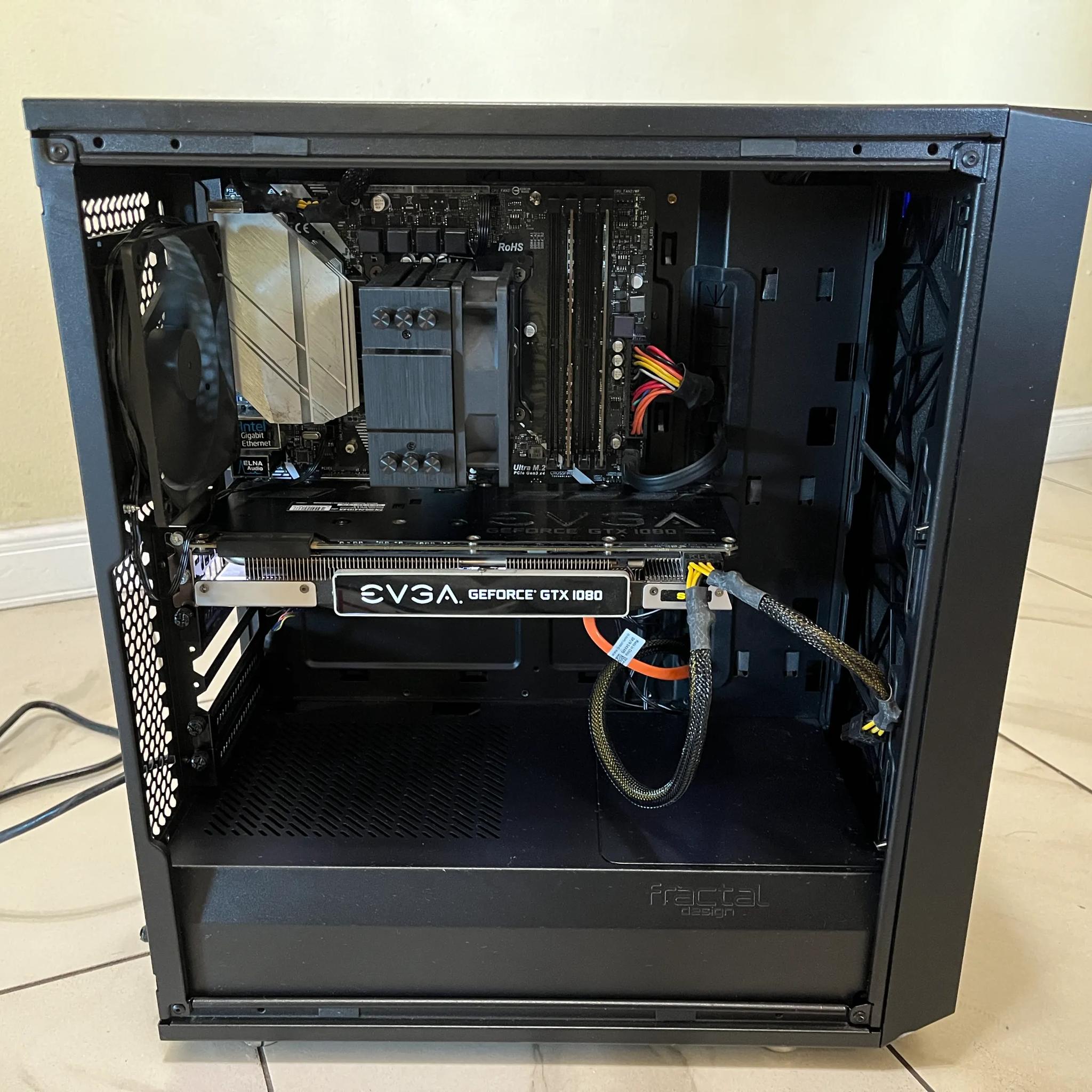 🟠🔥NVIDIA GTX 1080, Intel i5-8500, 16GB RAM, 1 TB Storage, High Performance Gaming PC