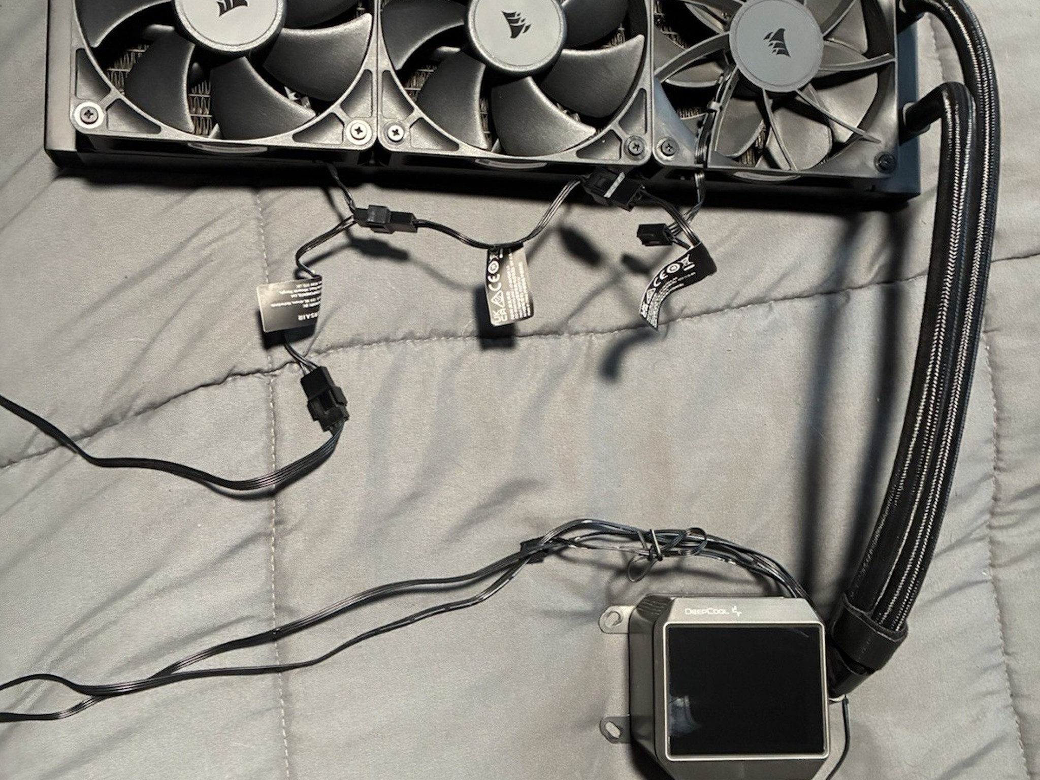 DeepCool MYSTIQUE 360 5th Gen Liquid Cooler, With LCD, No Intel Brackets, AMD Only.