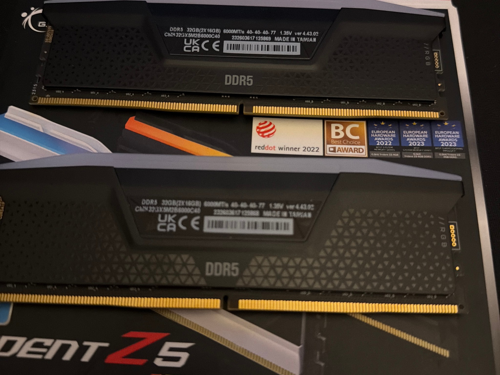 Corsair Vengeance 32Gb RGB DDR5