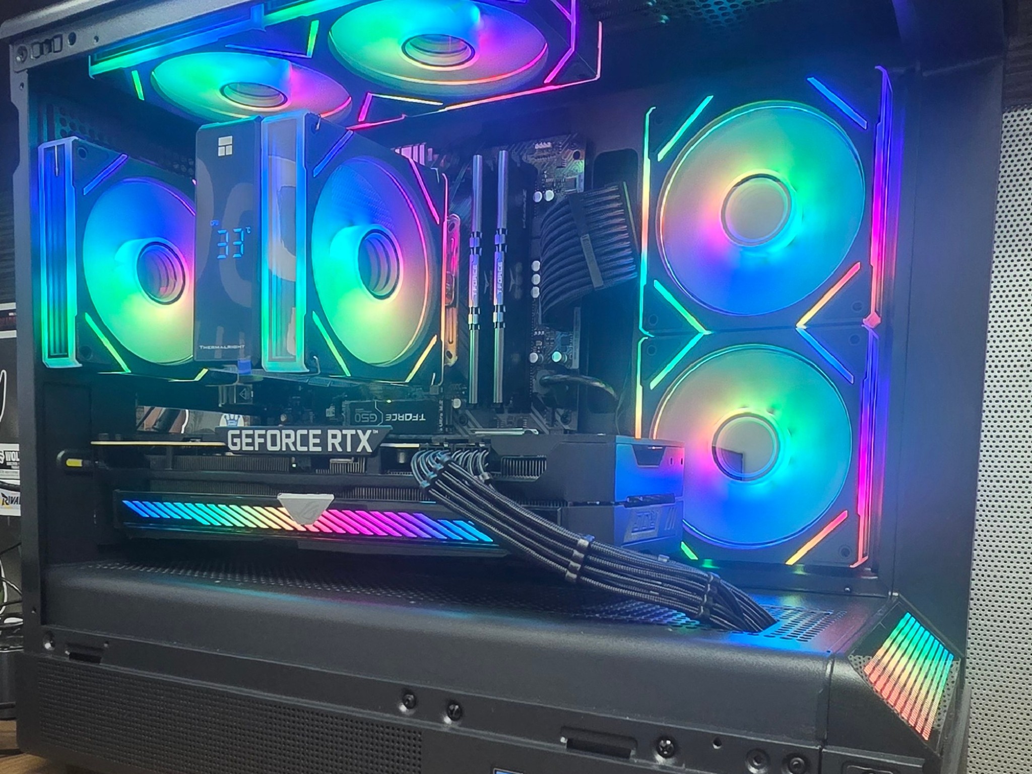 UDGX Dark Nebula – ROG Strix RTX 3070 • 1440p Gaming PC