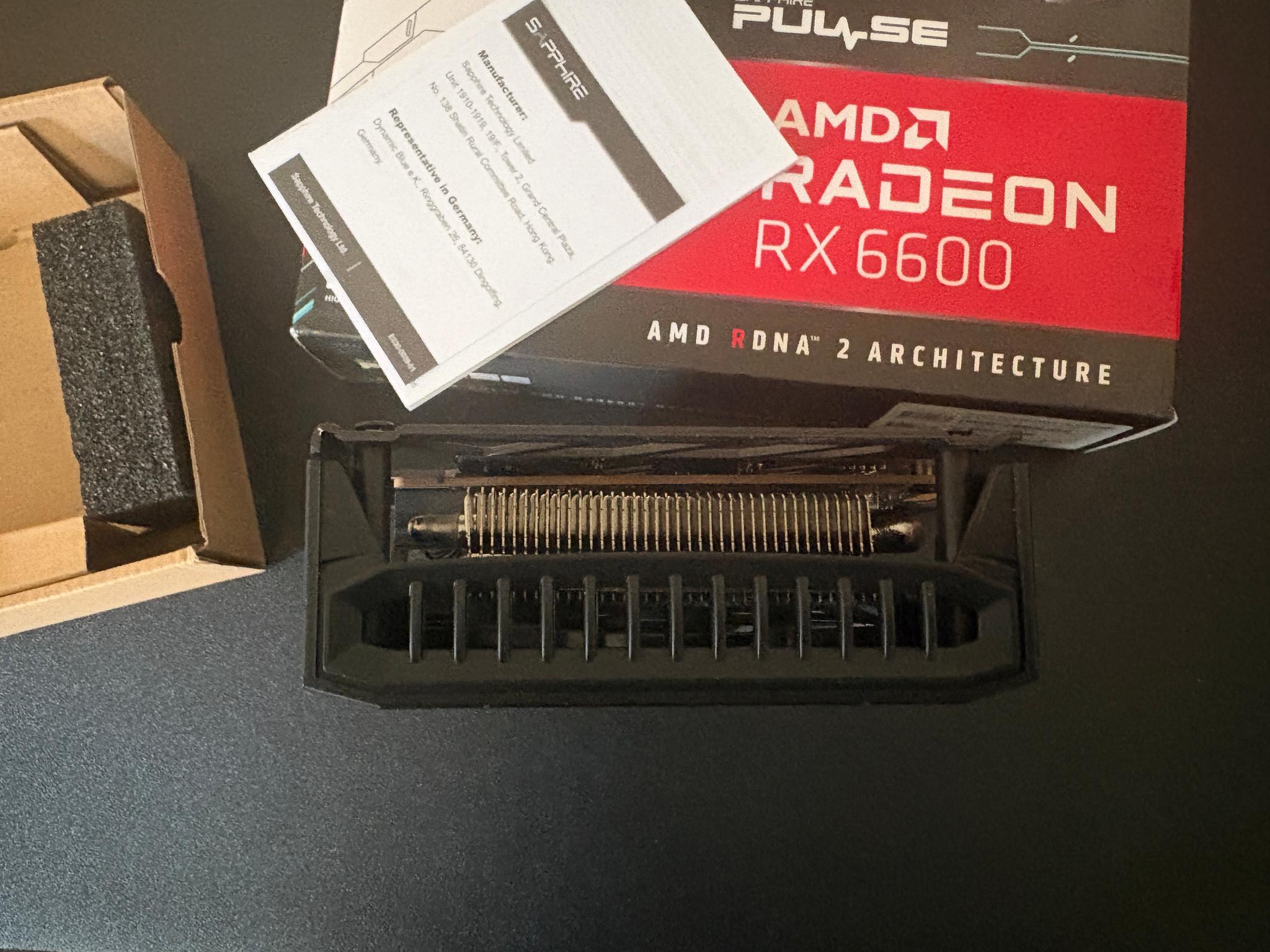 RX 6600 Sapphire LITE Edition 8GB VRAM PCIE 4.0