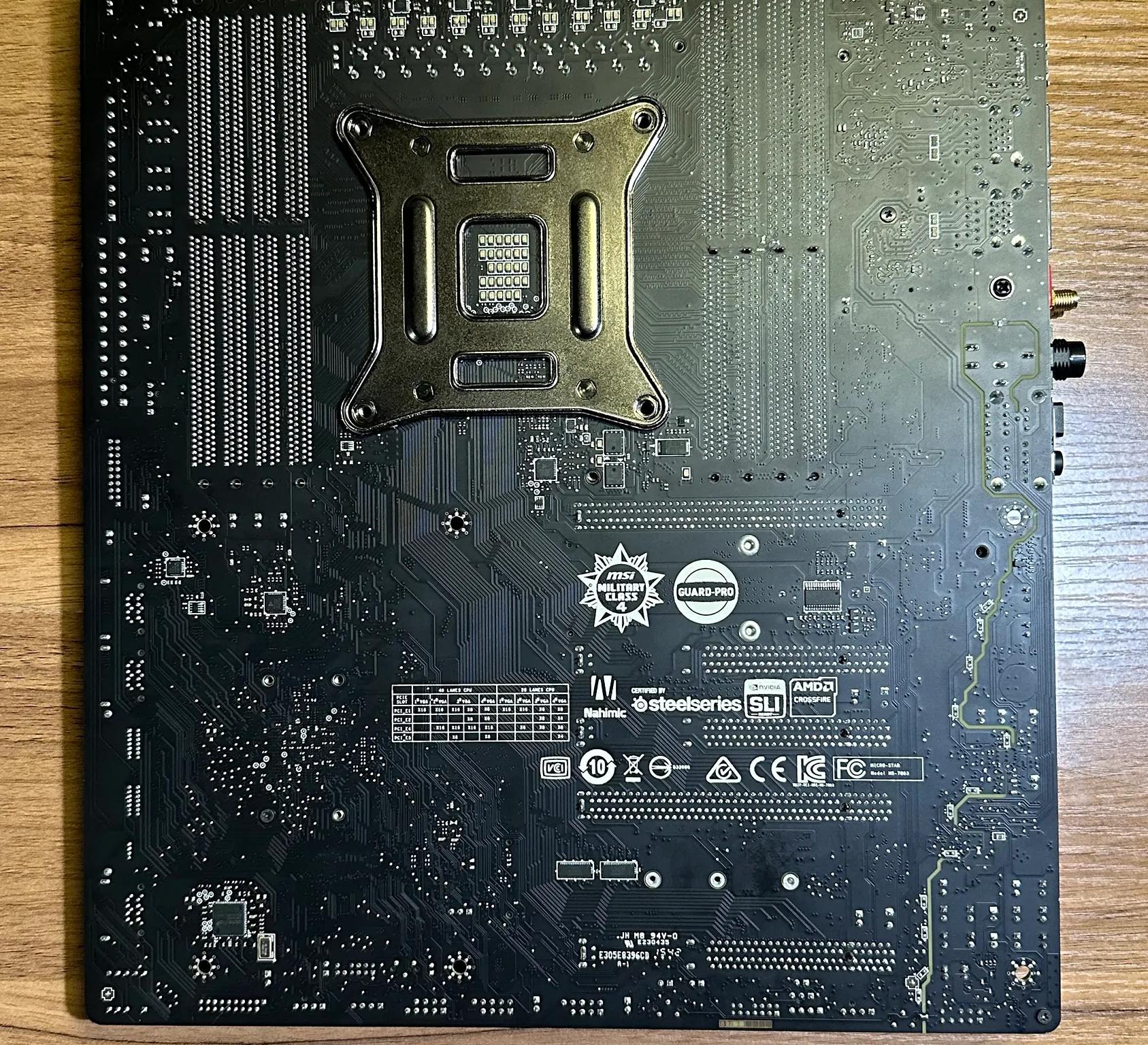 MSI X99A Godlike Gaming WIFI Motherboard X99 LGA2011-V3 DDR4 E-ATX Motherboard NOT WORKING