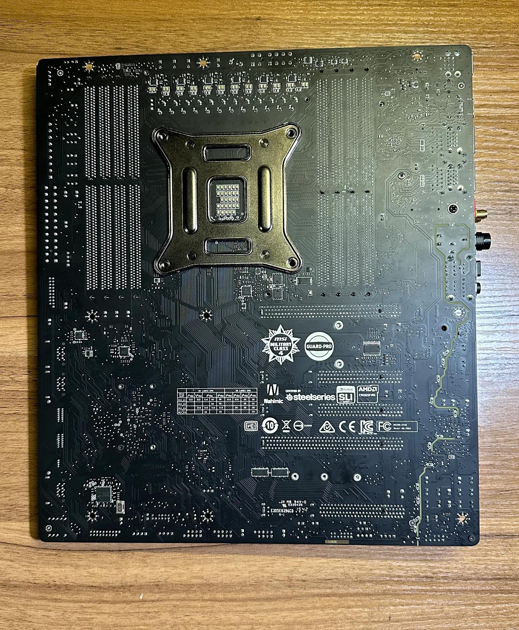 MSI X99A Godlike Gaming WIFI Motherboard X99 LGA2011-V3 DDR4 E-ATX Motherboard NOT WORKING