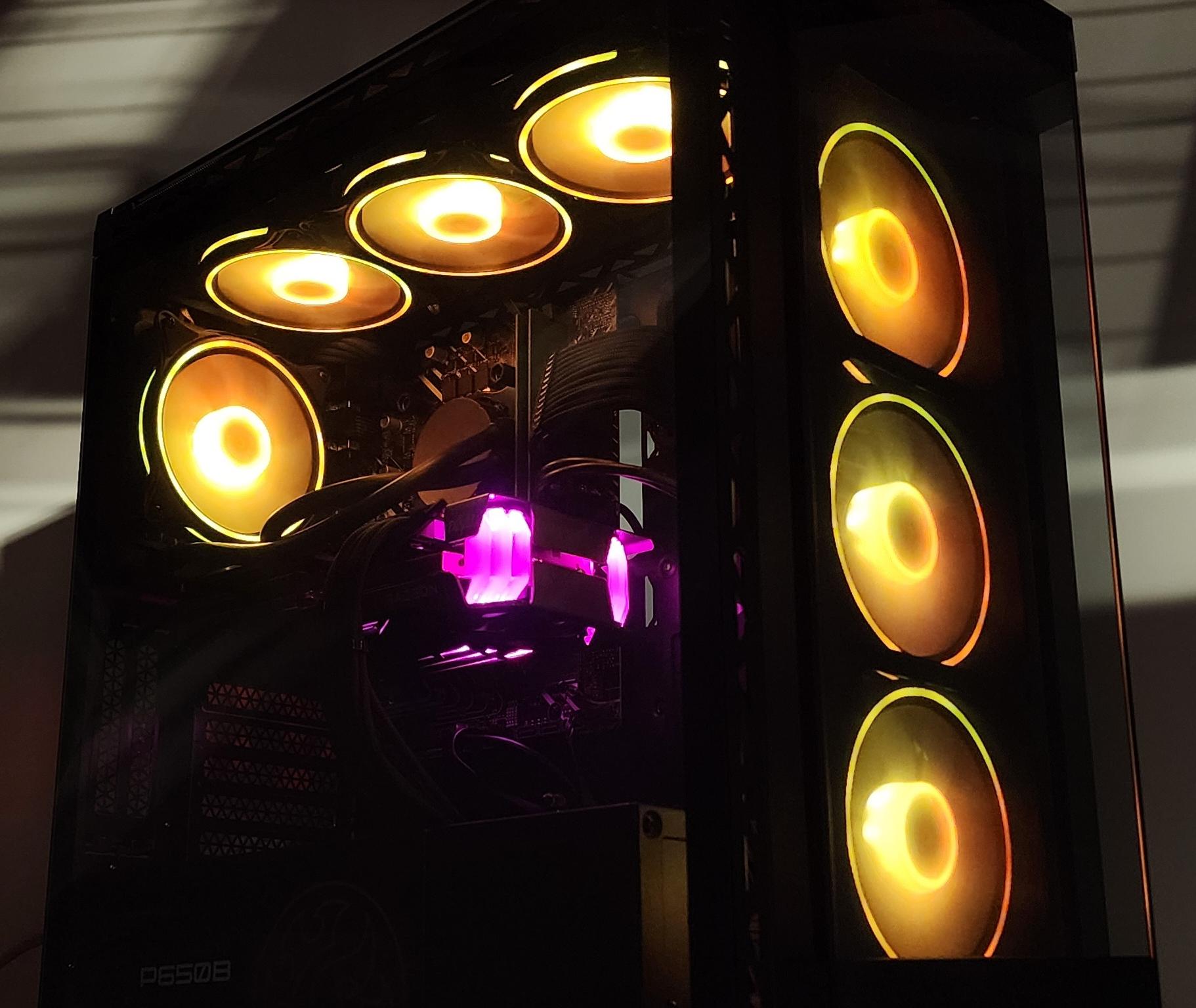 Gaming PC i3-14100F 8GB RAM 500GB SSD RX 6600 XT 8GB Windows 11 Computer