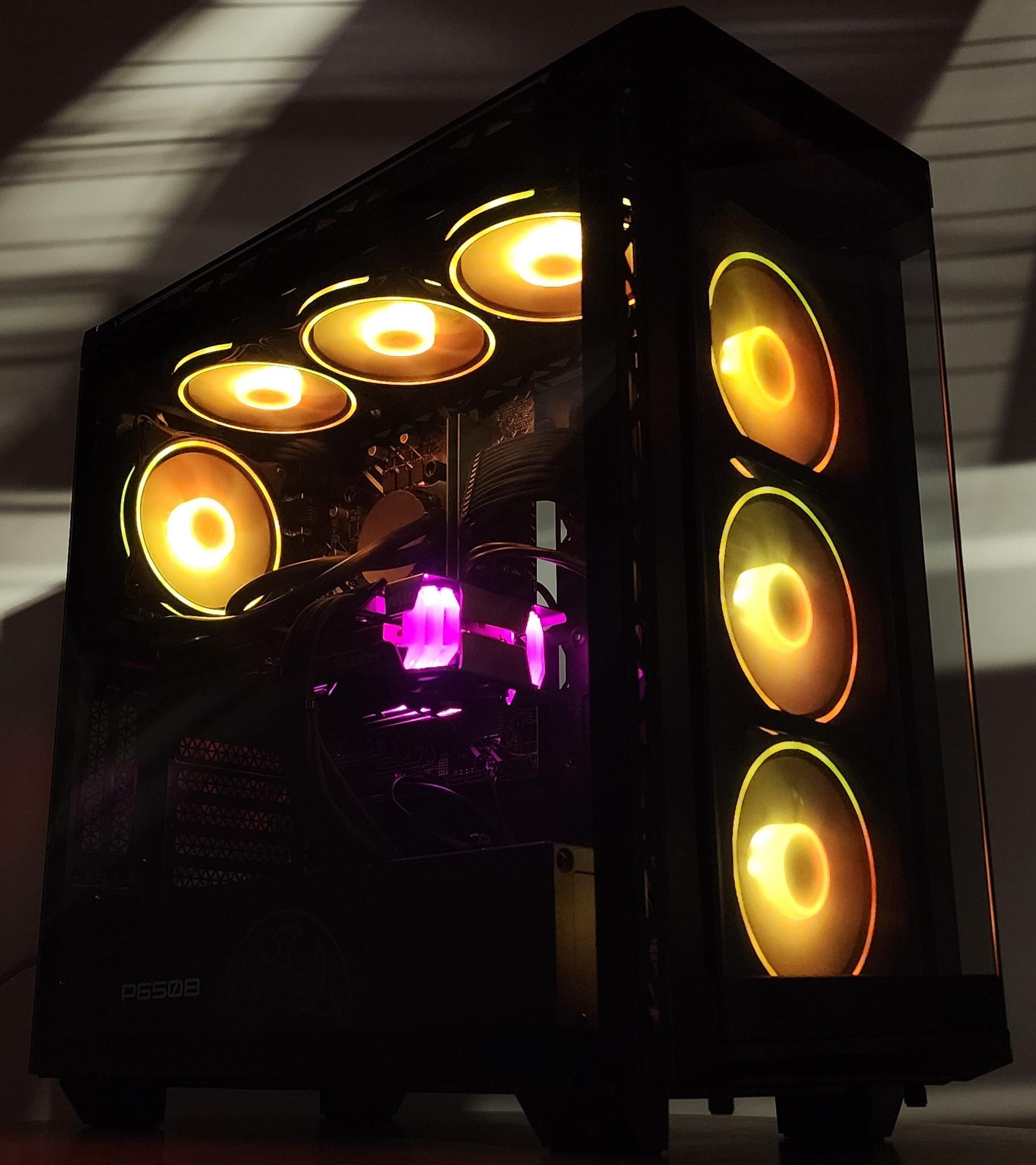 Gaming PC i3-14100F 8GB RAM 500GB SSD RX 6600 XT 8GB Windows 11 Computer
