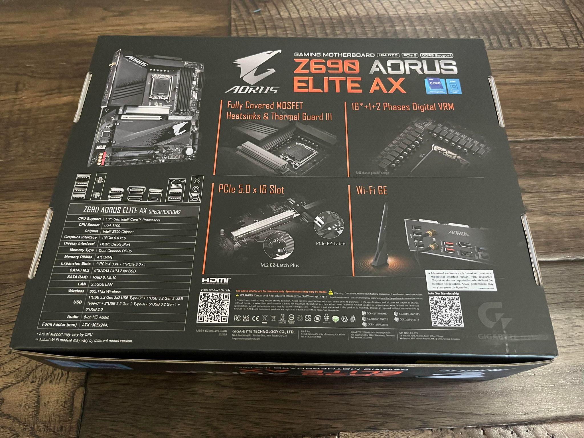 Z690 Aorus Elite AX (Brand new)