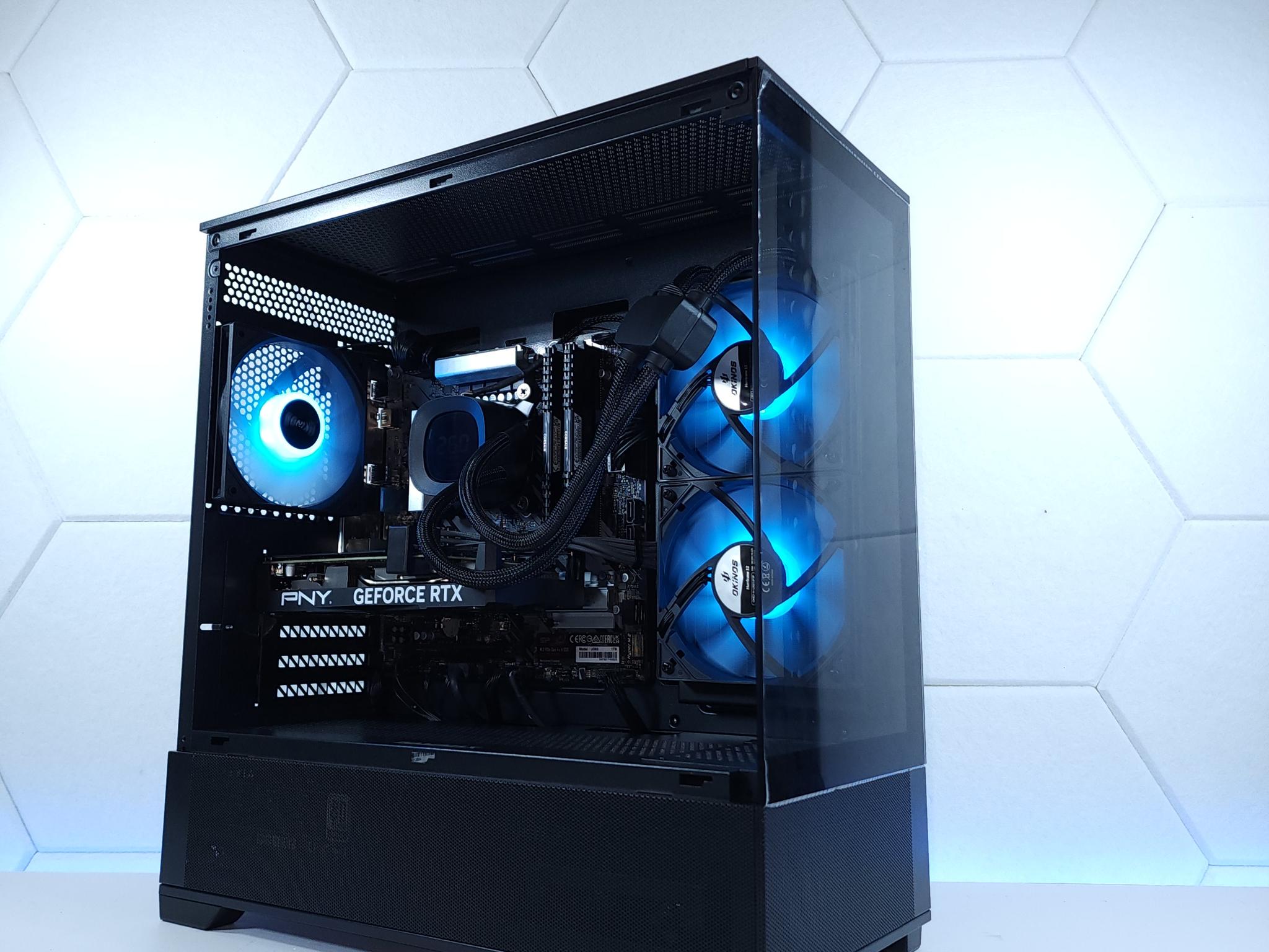 💙RTX 4060●Core i5 12600KF●1TB NVMe●32GB 3200MHz DDR4●1080p Gaming Computer