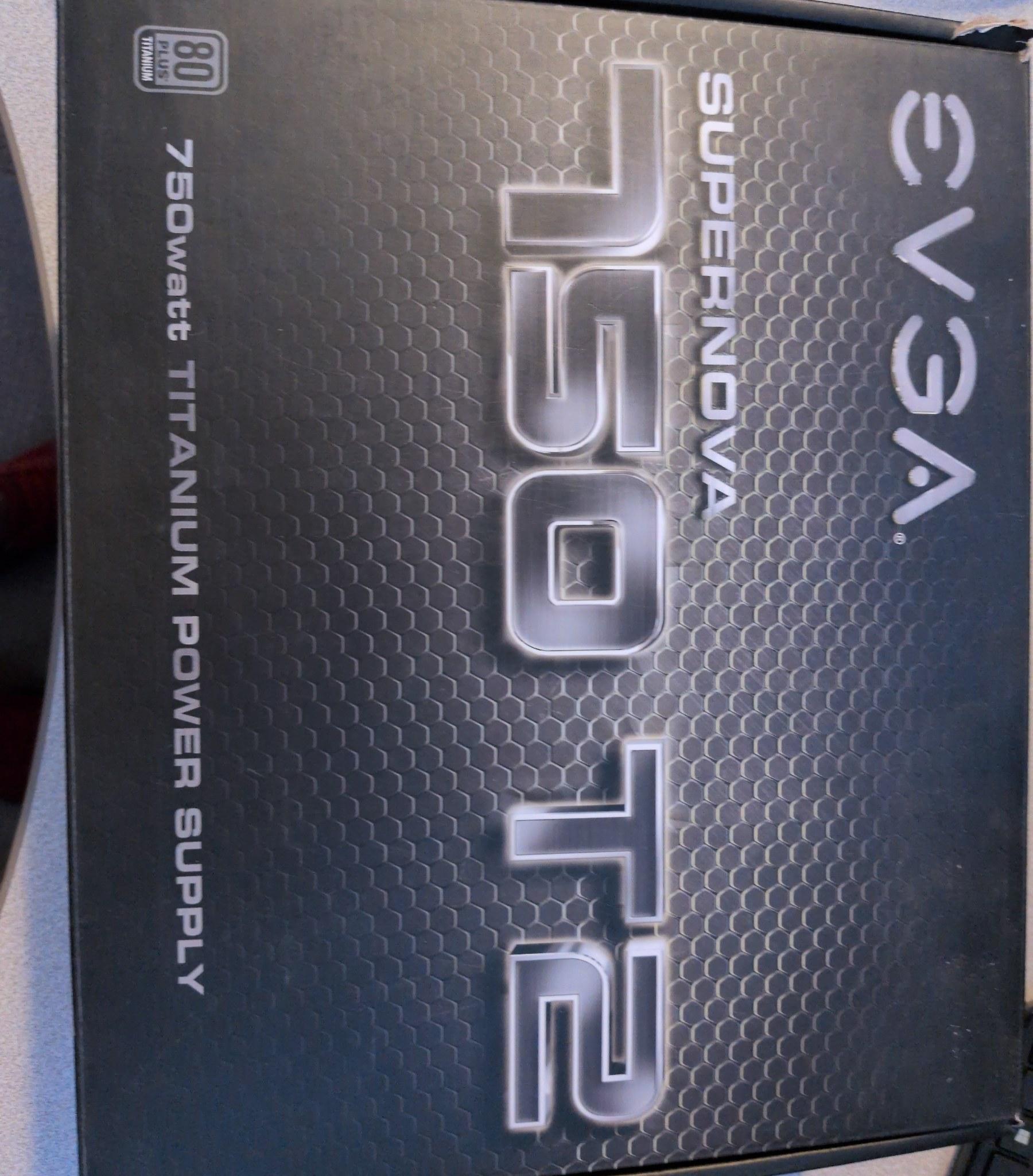 EVGA SuperNOVA 750 T2 750W Titanium PSU - Tested - S/N 0447