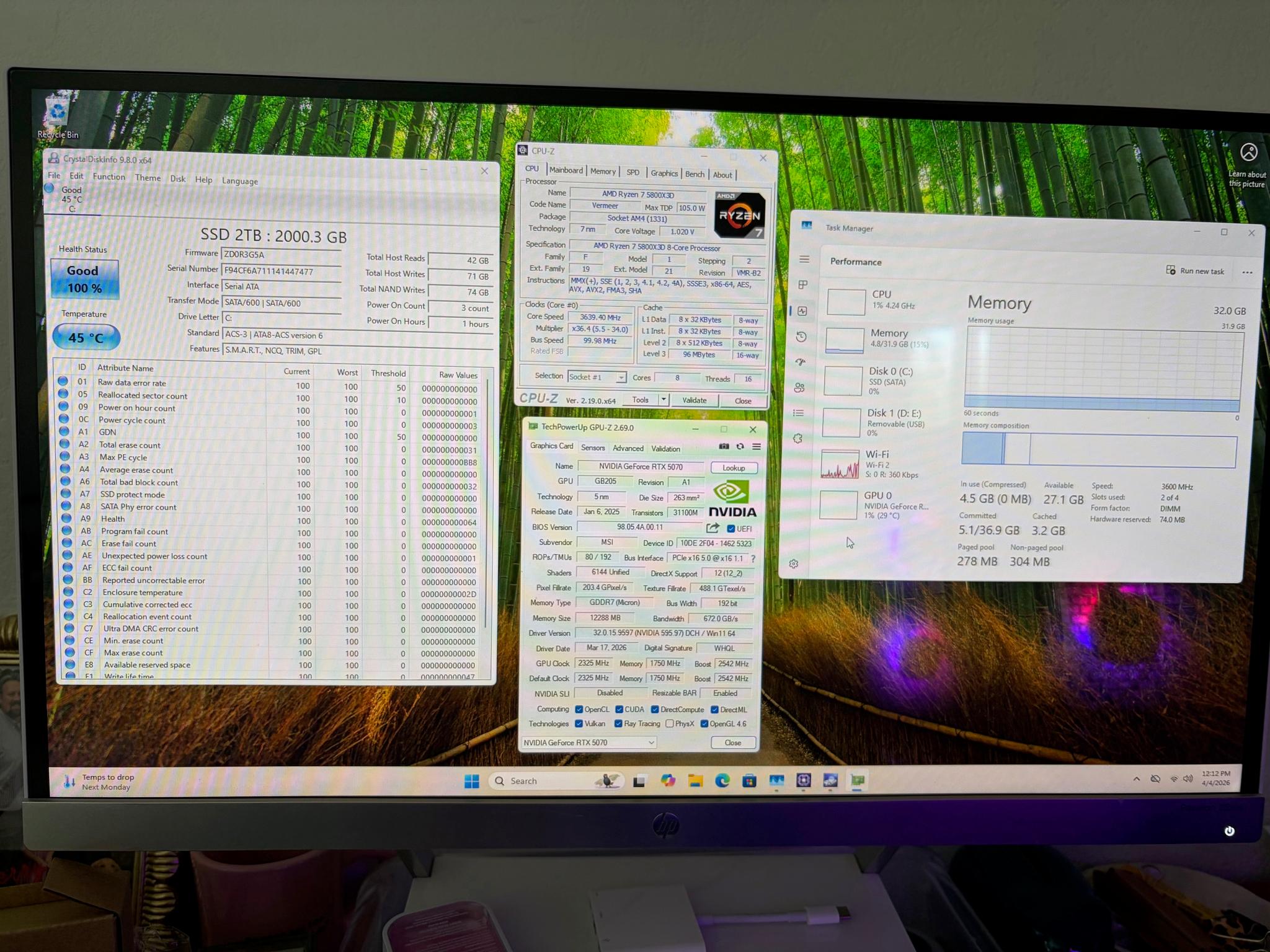 Gaming PC: 5800X3D, RTX 5070, 2TB Storage!
