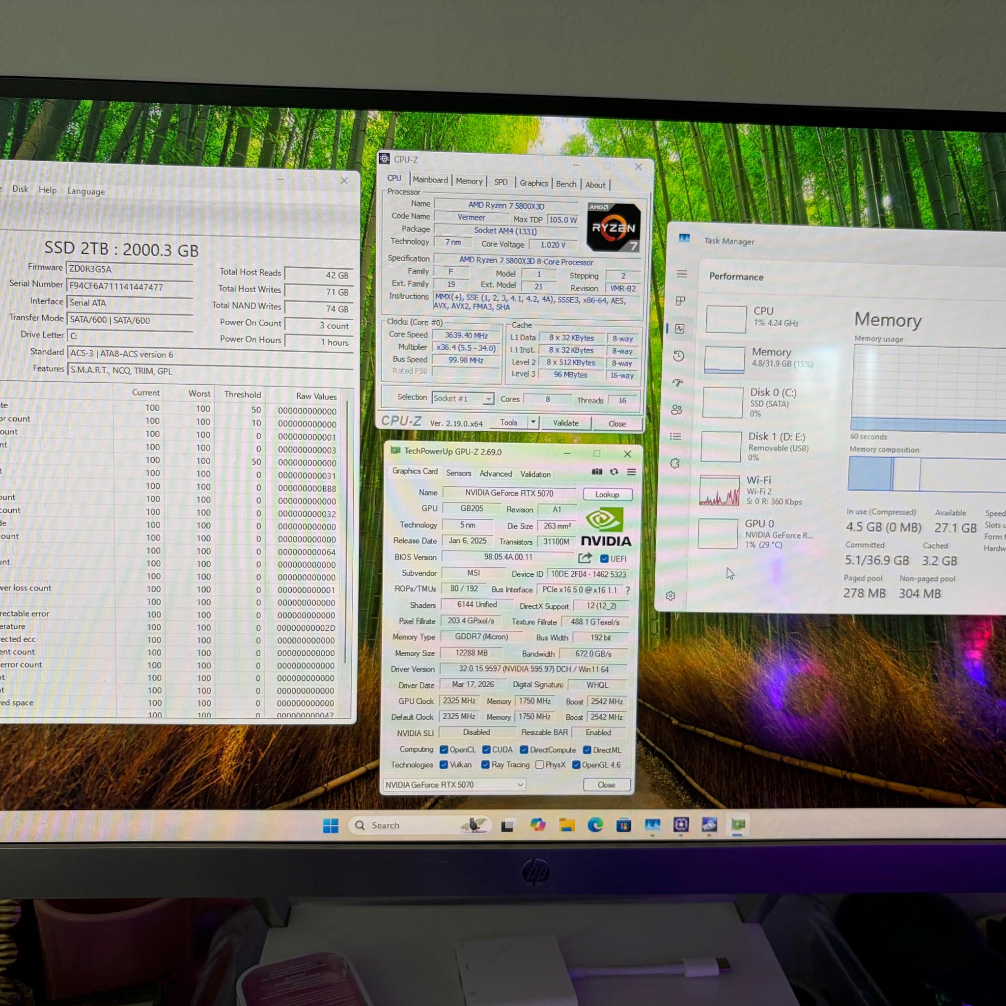 Gaming PC: 5800X3D, RTX 5070, 2TB Storage!