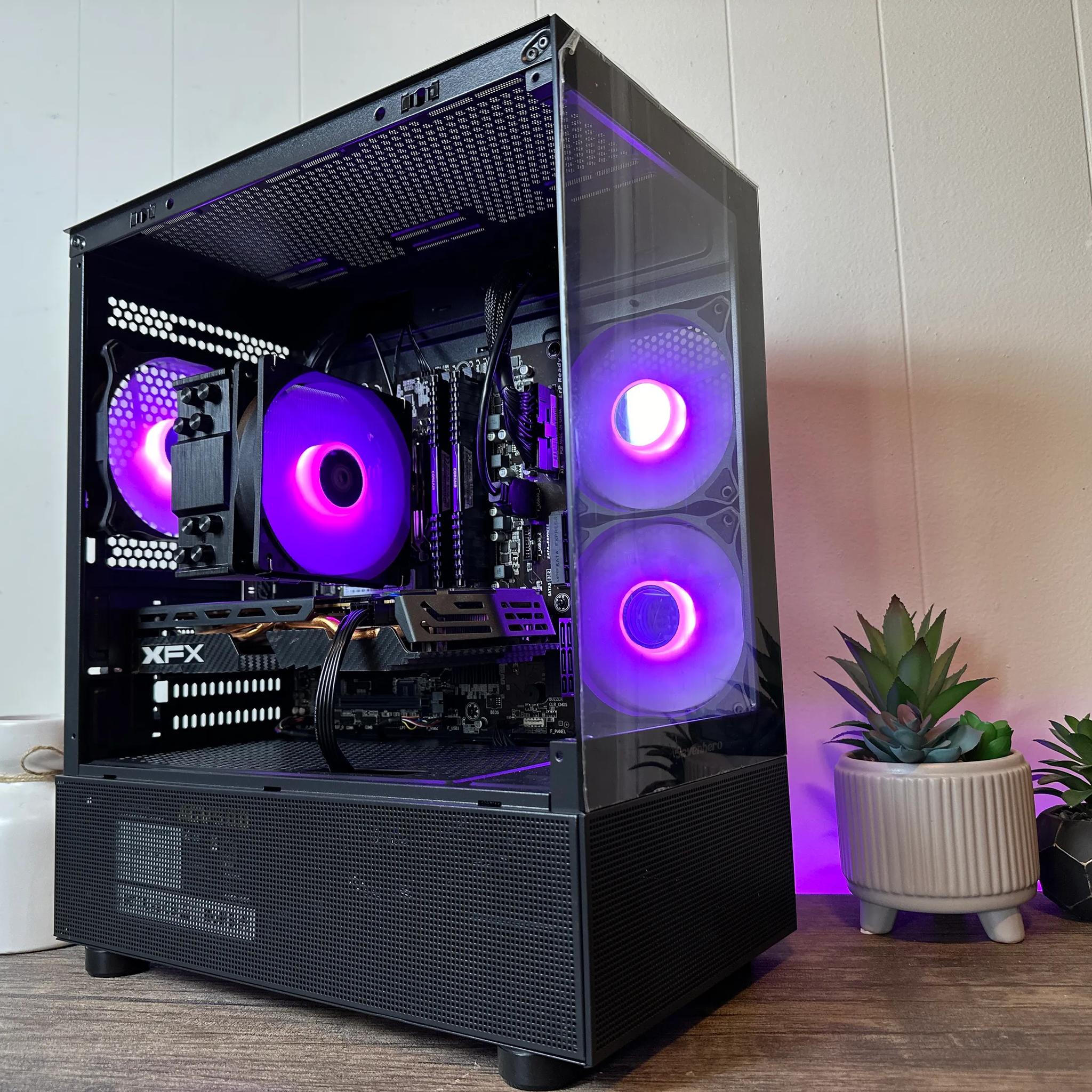 Budget/Entry Gaming PC! i5 7600, RX580 8GB, 16gb DDR4, 512GB NVME M.2 SSD! ARGB Fans!