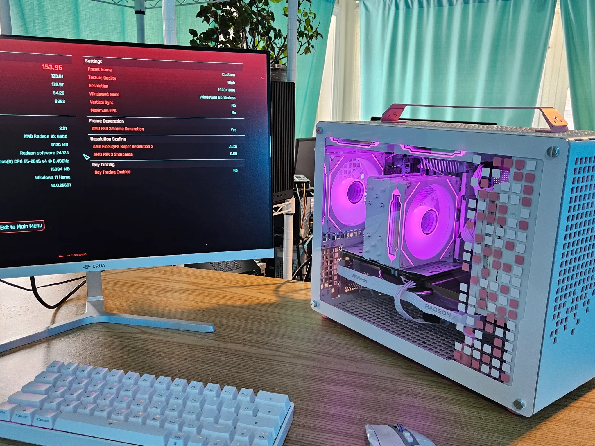 SFF Gaming System with 6 Core Xeon & RX 6600!