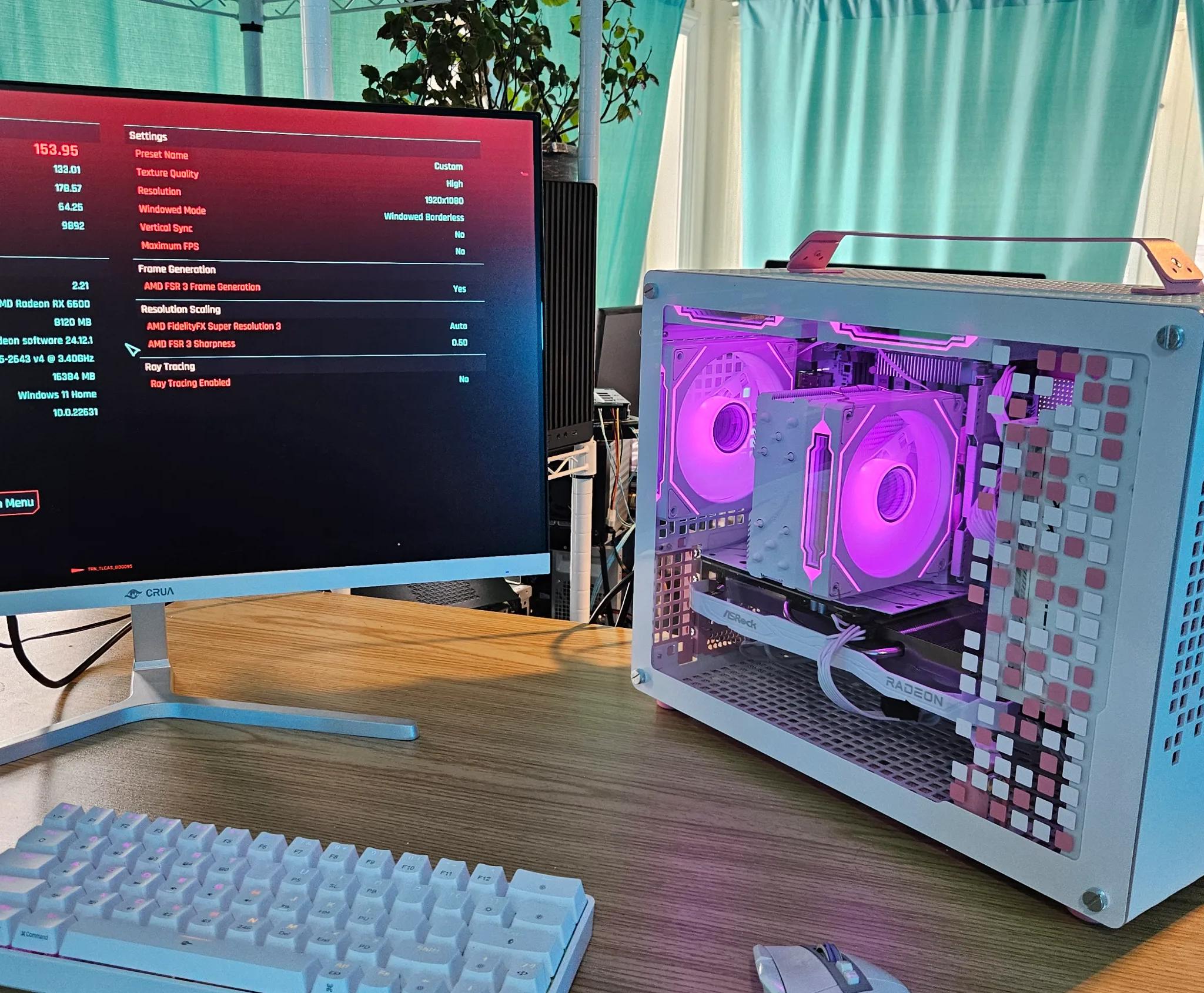 SFF Gaming System with 6 Core Xeon & RX 6600!