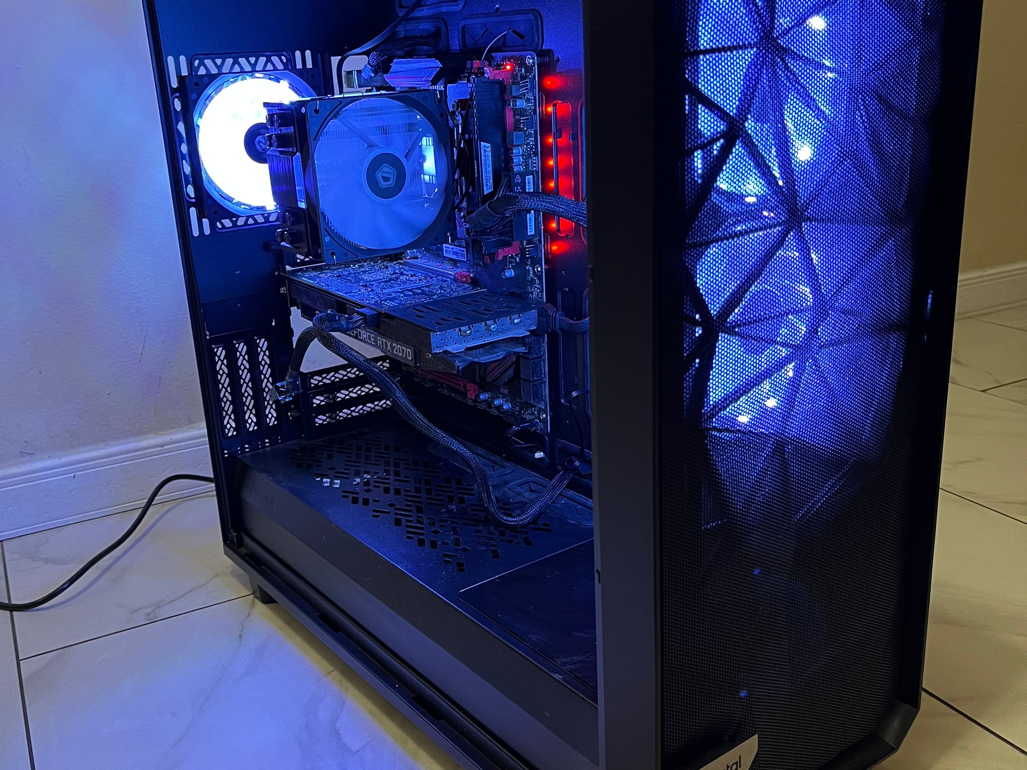 🟠🔥 NVIDIA RTX 2070, Ryzen 5 3600, 16GB RAM, 512 GB SSD, High Performance Gaming PC w/ RGB Remote 🖥️