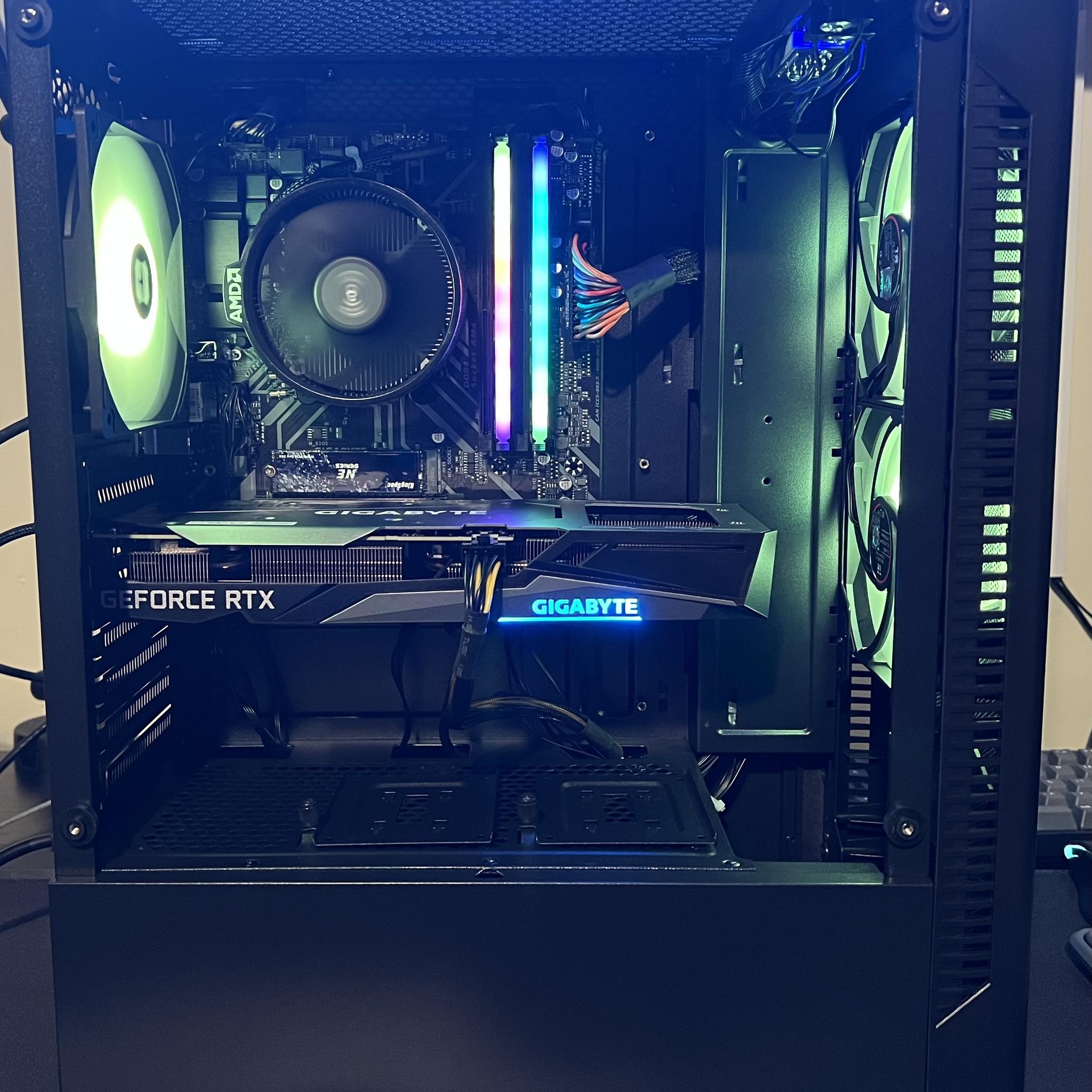 Budget Ryzen 5 4500 1 TB  SSD NVME 16 GB DDR4 RTX 3060 12 GB - All new parts!