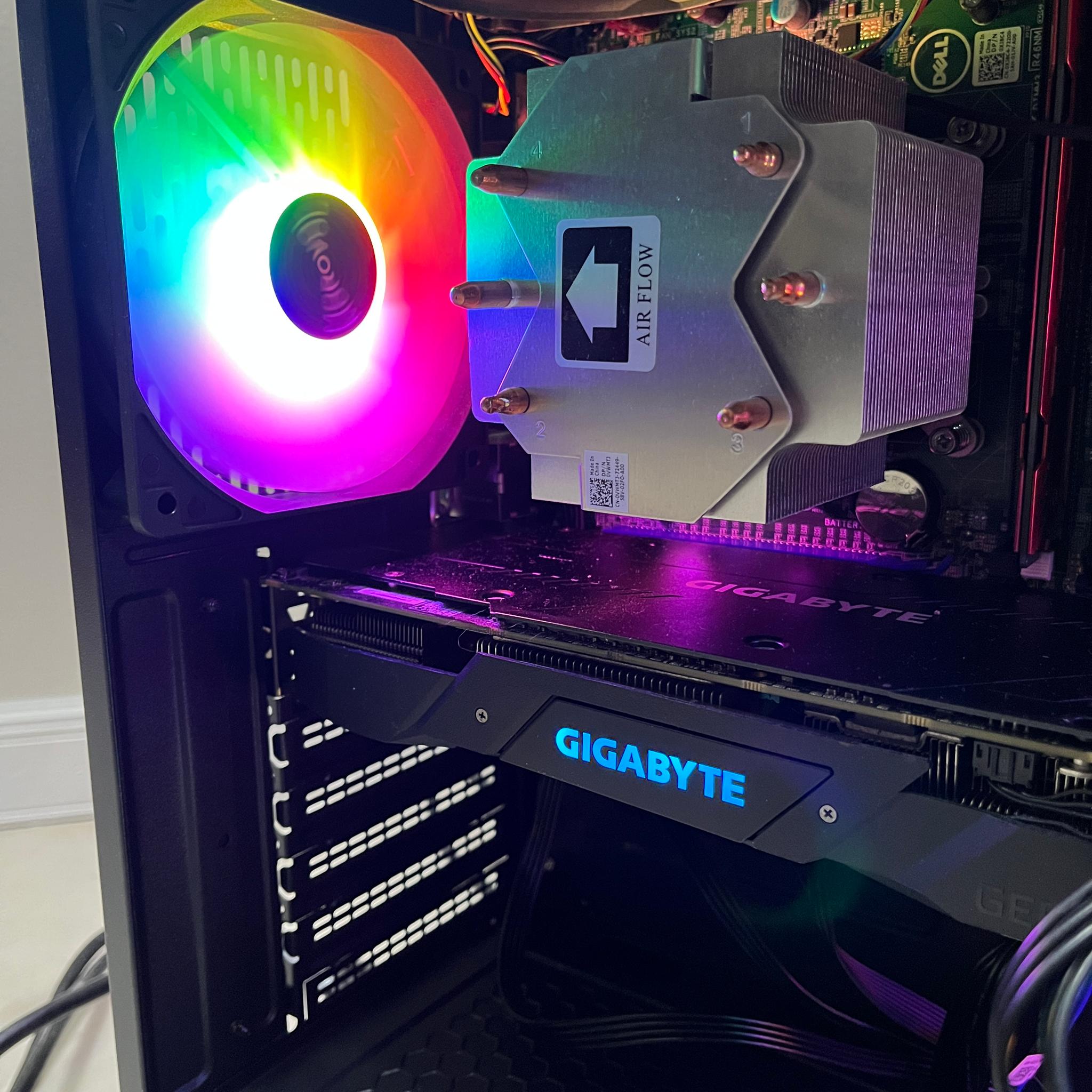 NVIDIA RTX 2070, Intel i7-6700k, 12GB RAM, 870 GB Storage, High FPS RGB Gaming PC w/ Wi-Fi & BT