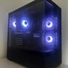 Custom Black Gaming Pc ┃ Ryzen 5 2600 ┃ GTX 1070 8GB ┃ 16GB DDR4 3600MHz