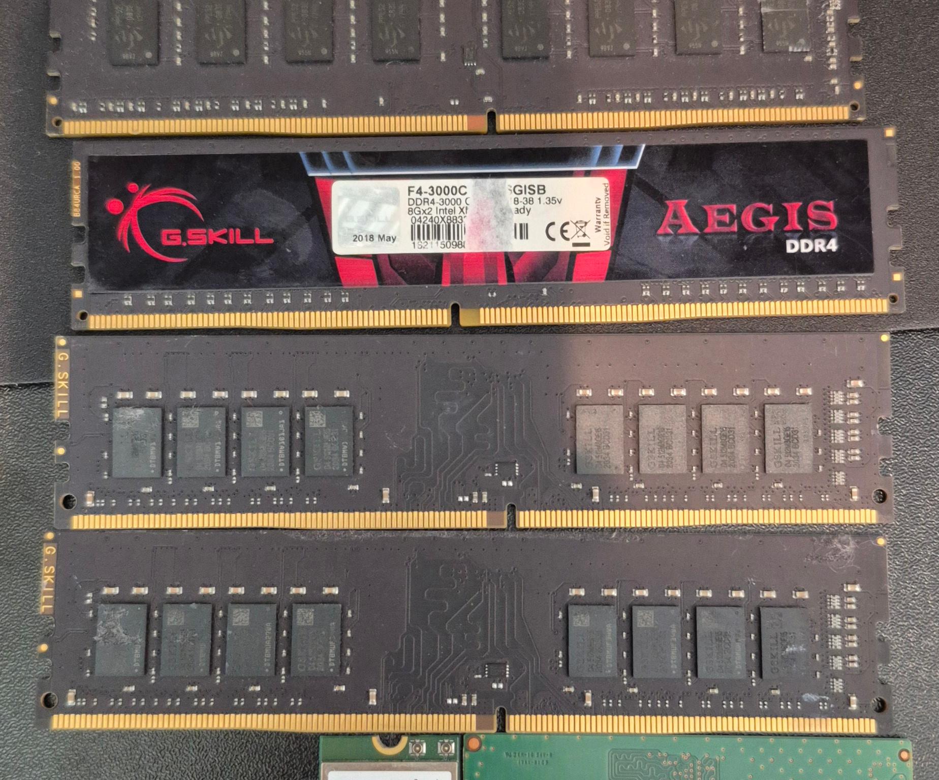 Computer part bundle (RAM, WIFI, INTEL)