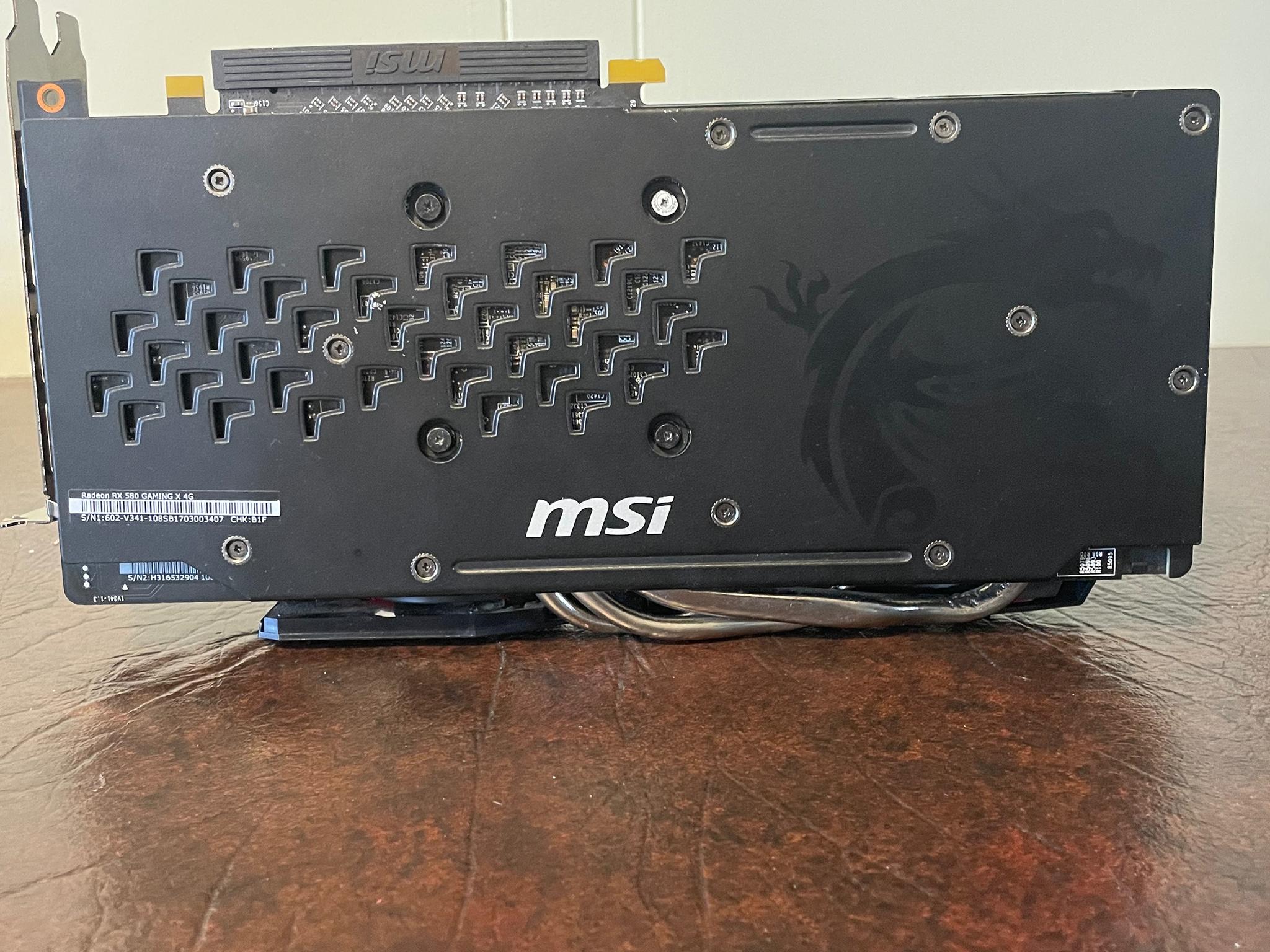 Radeon RX 580 8gb MSI Gaming X