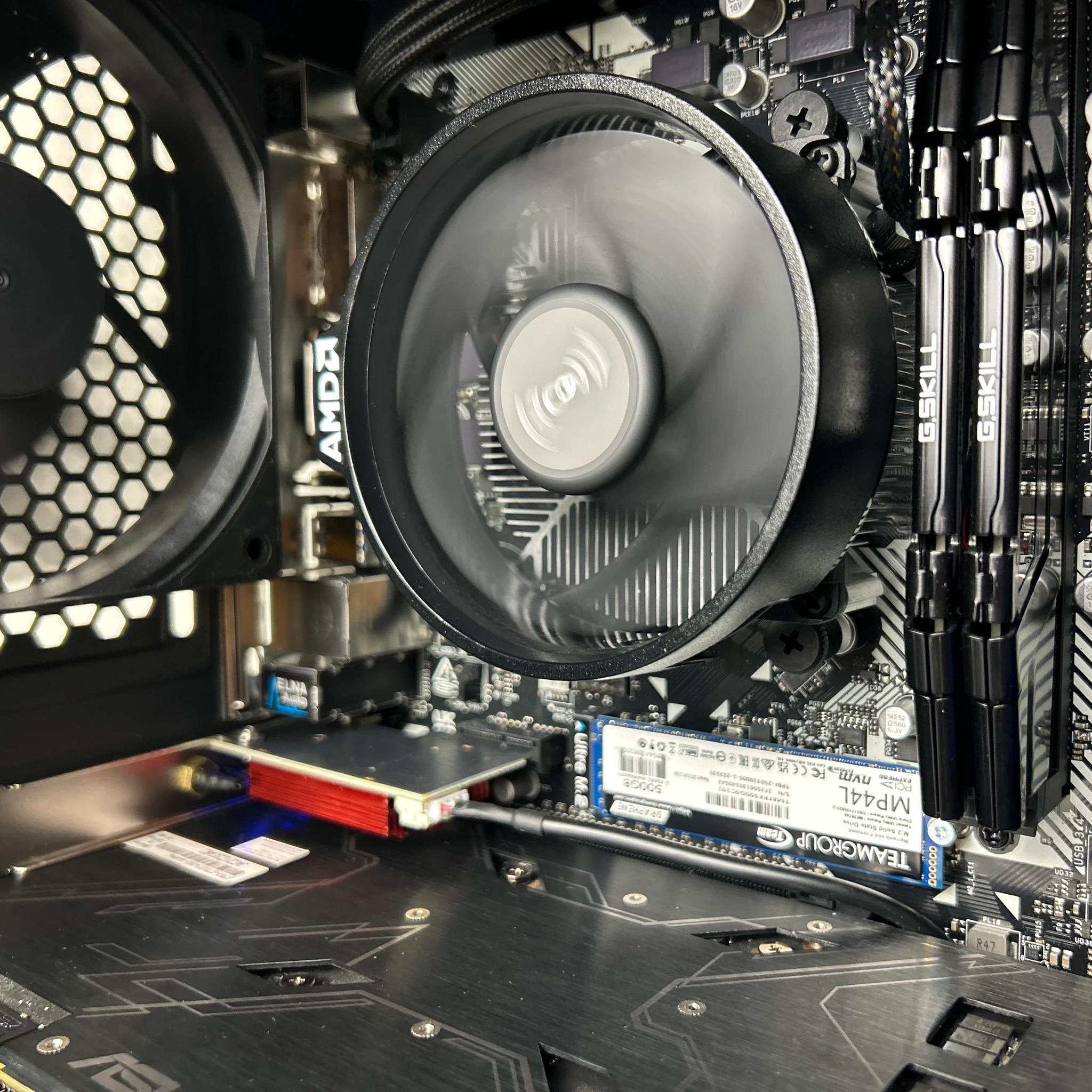 Black 1080p Esports Beast! | RYZEN 5 3600 | GTX 1070 | 16 GB RAM | Windows 11 | Wifi & BT included!