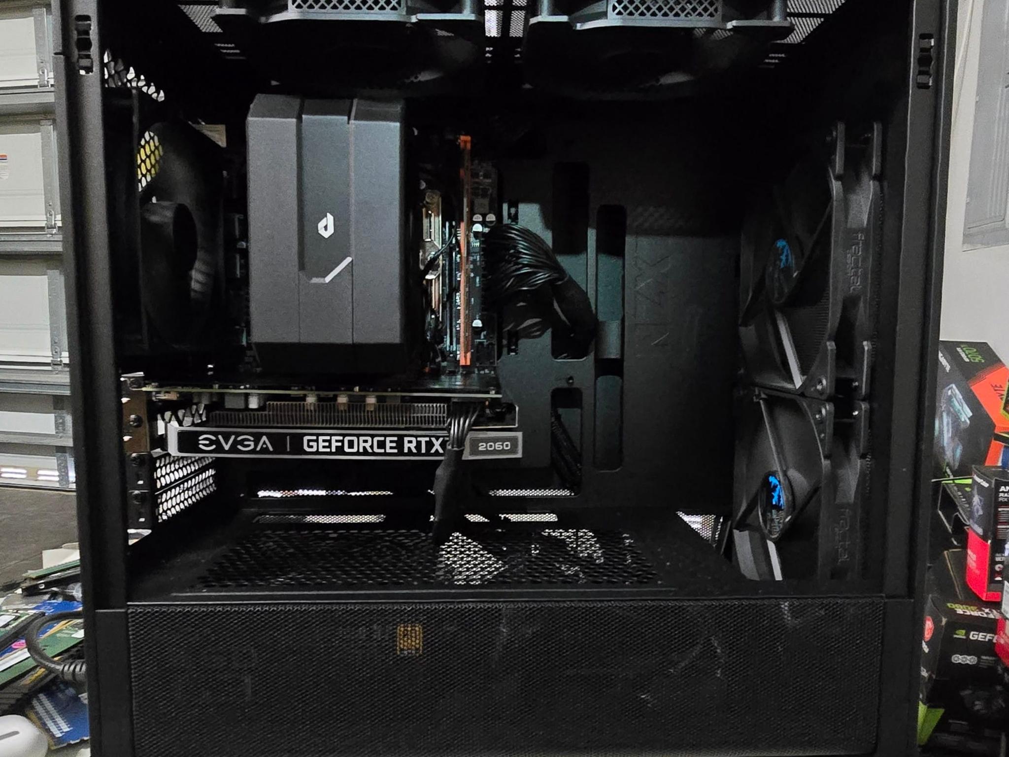 🔥 RTX 2060 Gaming PC – Clean Black NZXT Build | 16gb Ram | 6 Core Xeon | 512gb NVMe