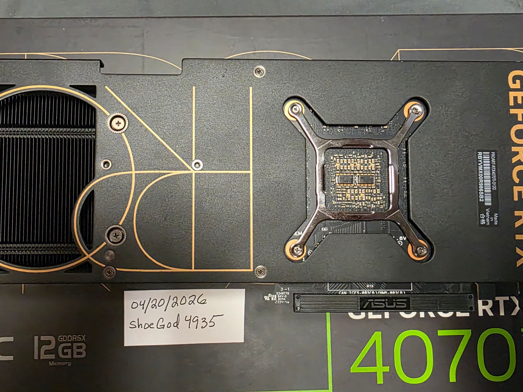 Asus ProArt GeForce RTX 4070 Ti