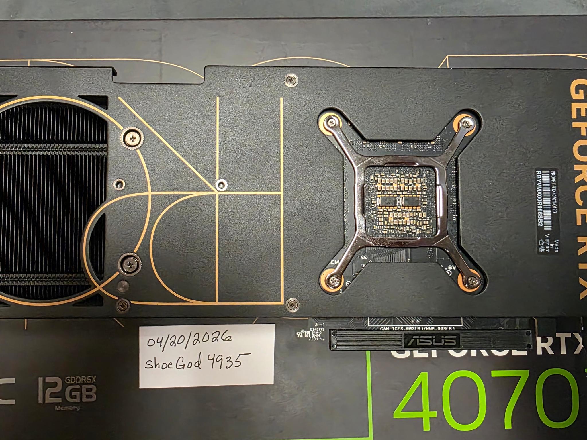 Asus ProArt GeForce RTX 4070 Ti
