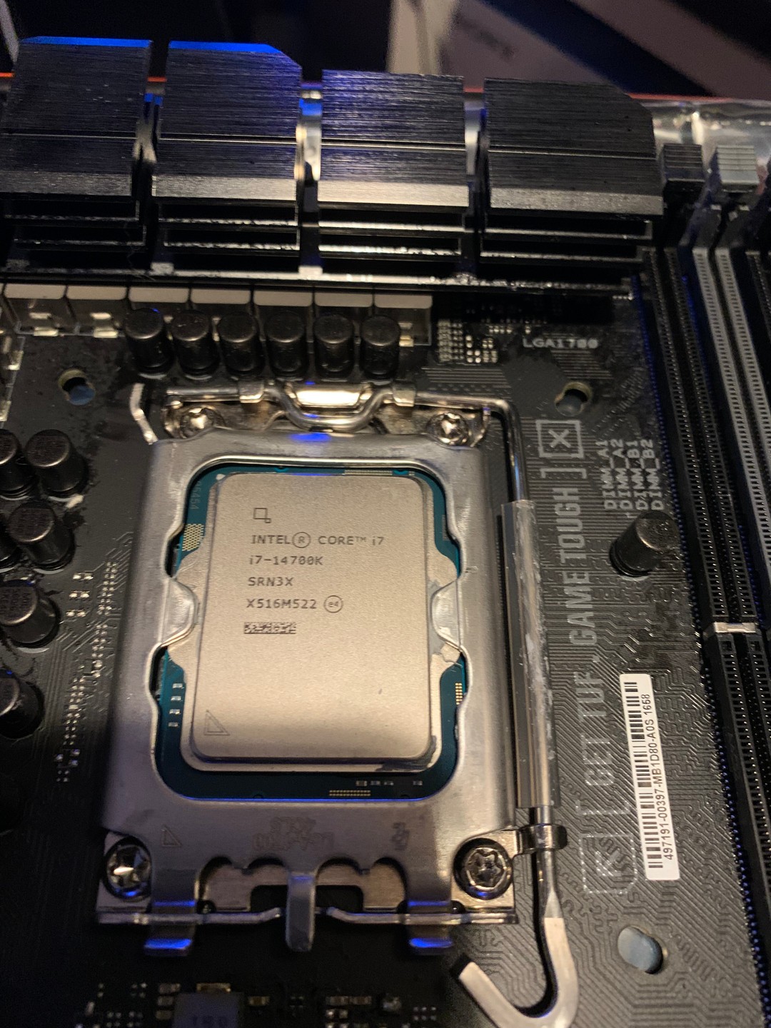 Intel i7-14700K LGA1700 20 Core CPU+ASUS TUF GAMING Z790-PLUS WIFI