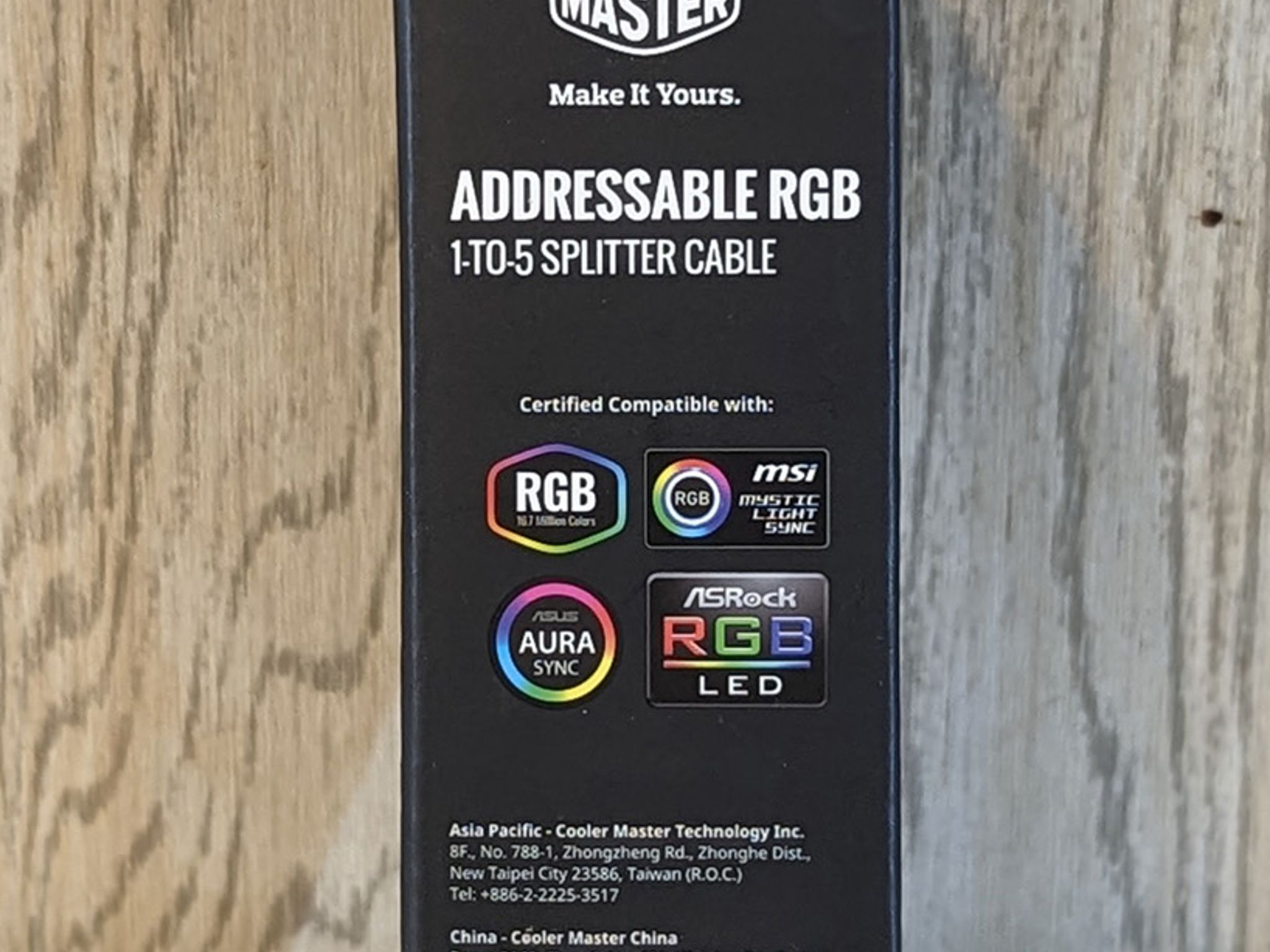 Cooler Master 1-to-5 ARGB Splitter Cable for 5v 3pin Addressable RGB