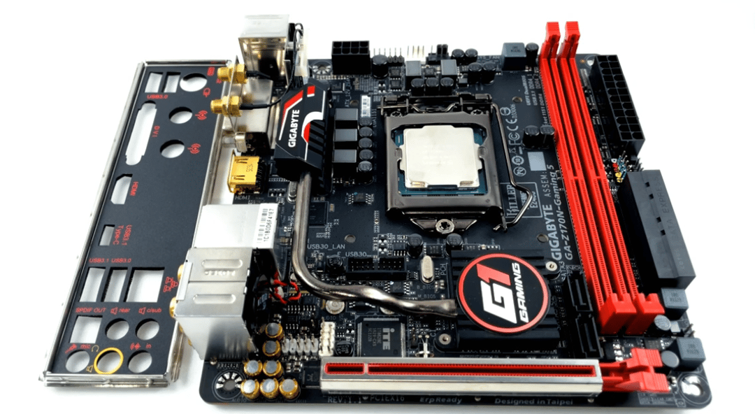 Gigabyte GA-Z170N-Gaming 5, mini-ITX MOBO Bundle Intel i7-7700K