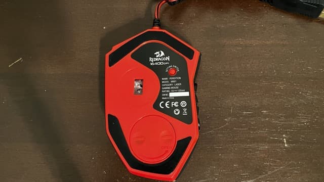 Redragon M901 Wired Gaming Mouse MMO RGB LED Backlit Mice 12400 DPI Perdition 18