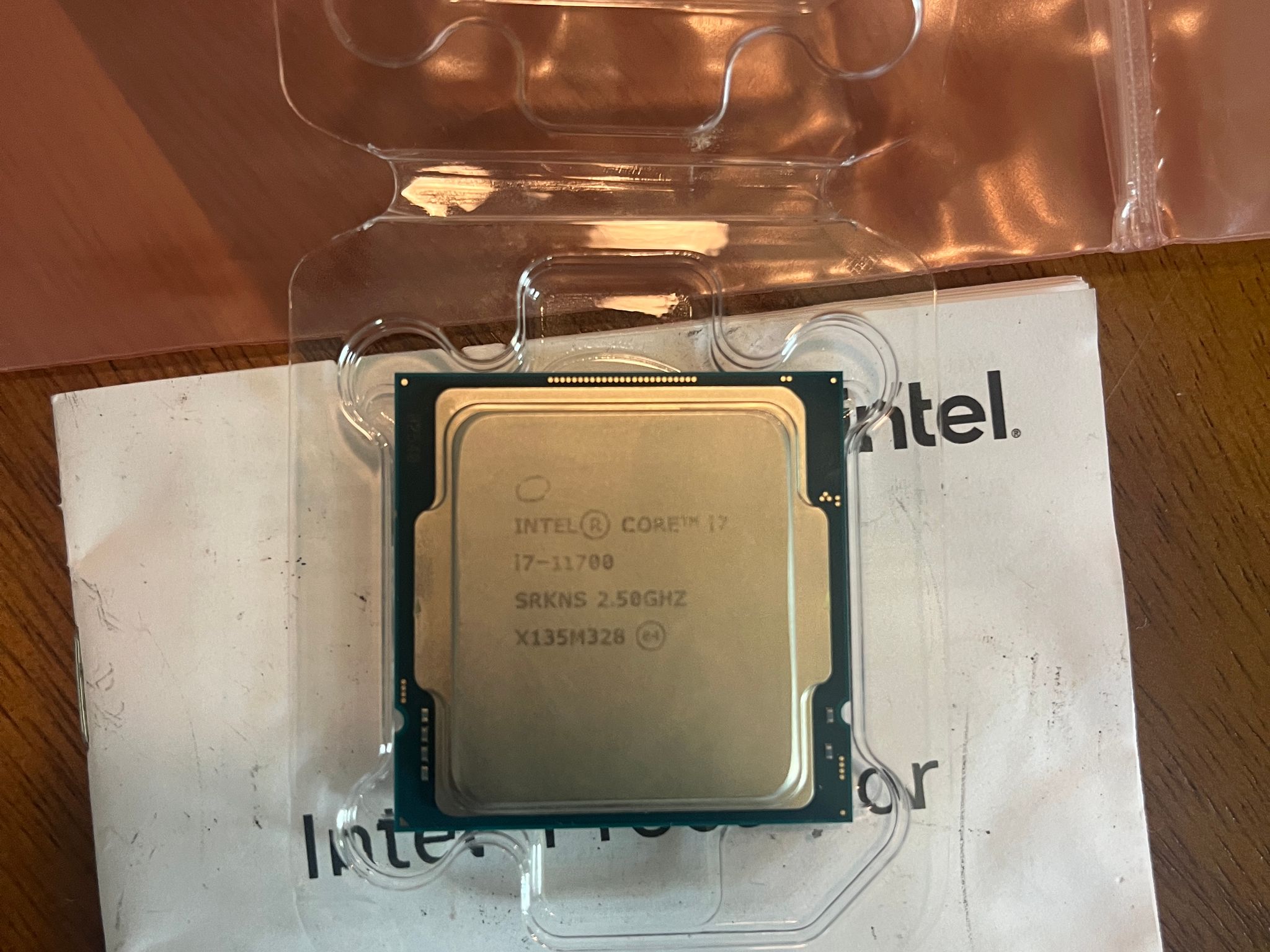 Intel Core i7-11700 2.5Ghz 8-Core LGA1200 Processor SRKNS