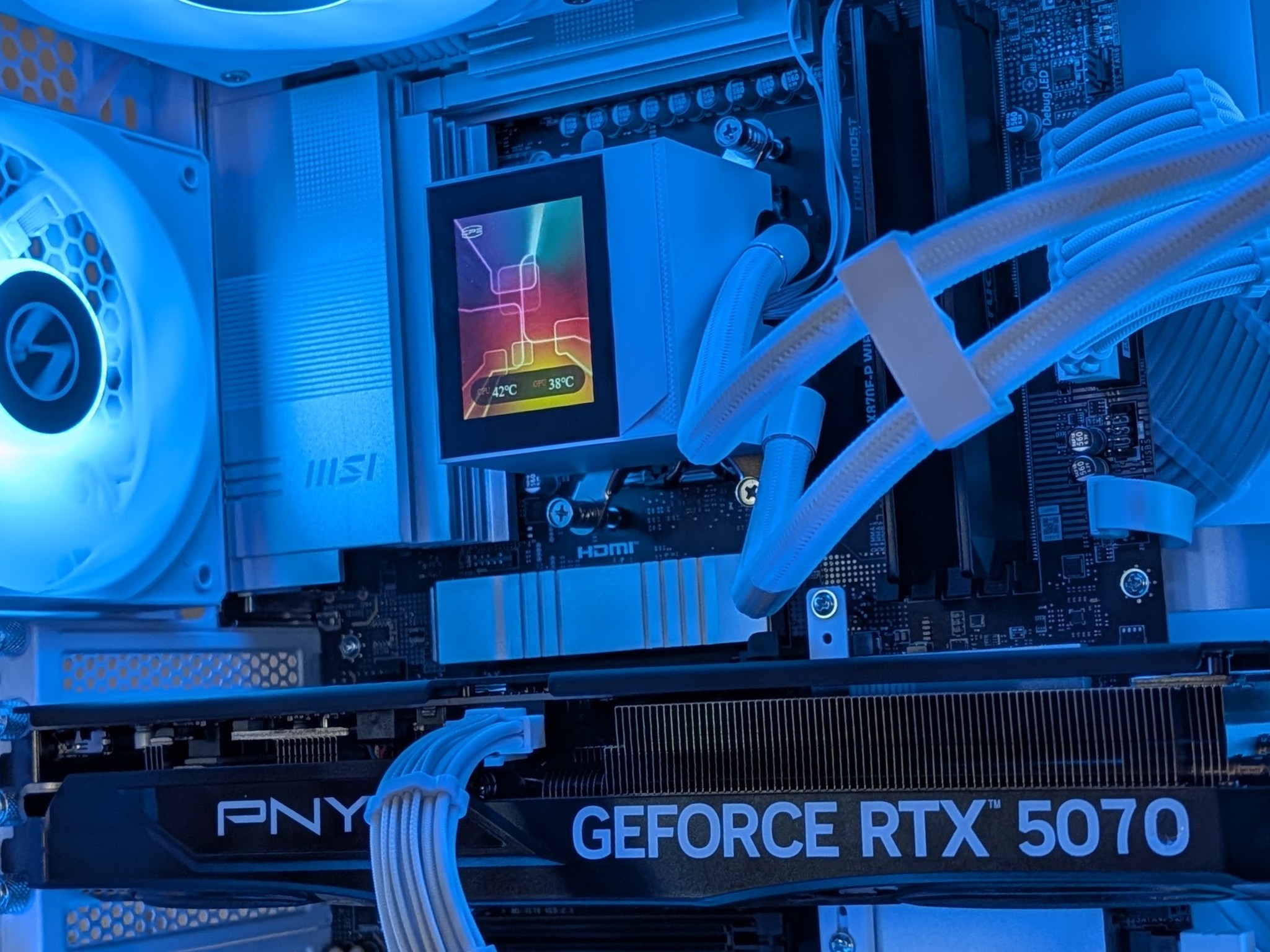 ⚡ RTX 5070 Gaming PC | Ryzen 9700X | AM5 Power | White & Black Build