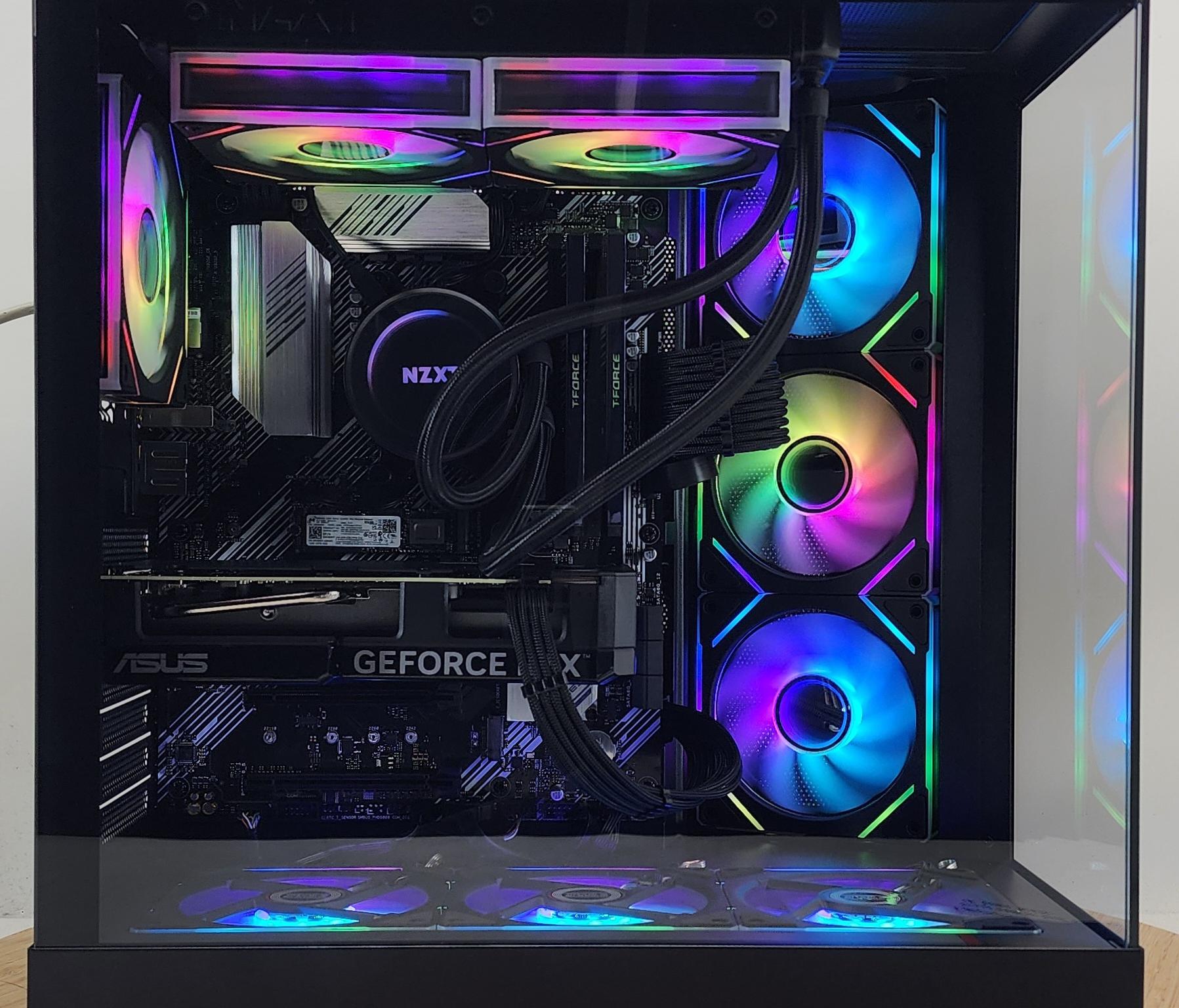 Gaming PC Ryzen 7 5700X 32GB RAM 1TB SSD RTX 4060 Ti 16GB Windows 11 Computer