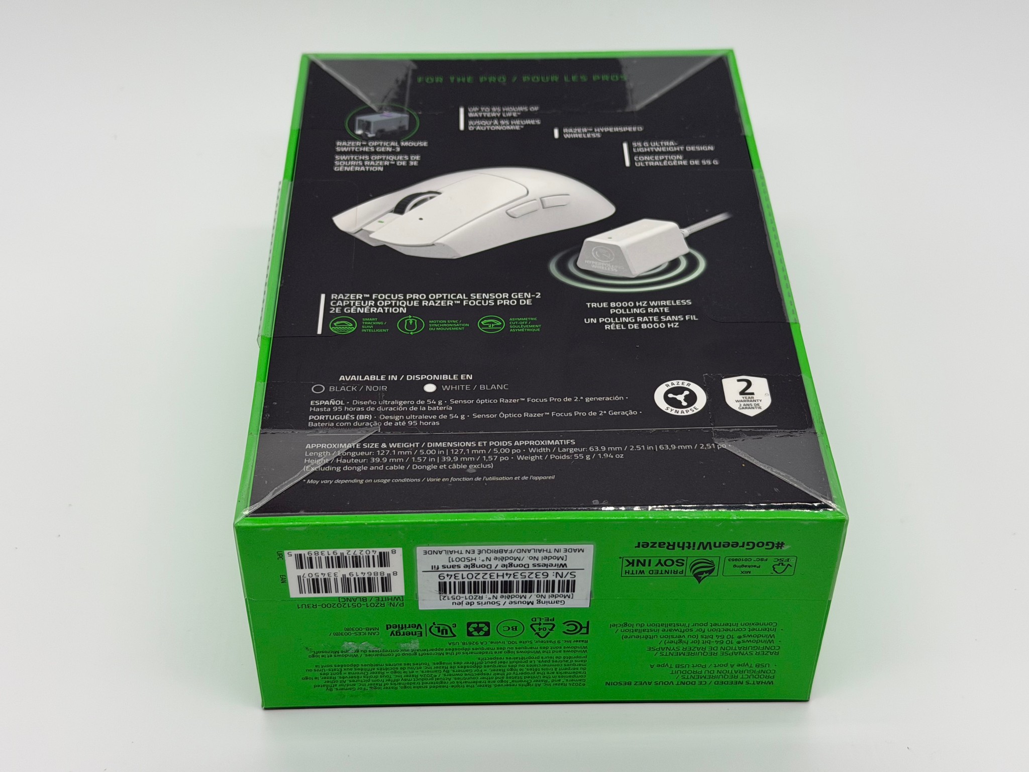 Razer Viper V3 Pro White Edition Gen-3