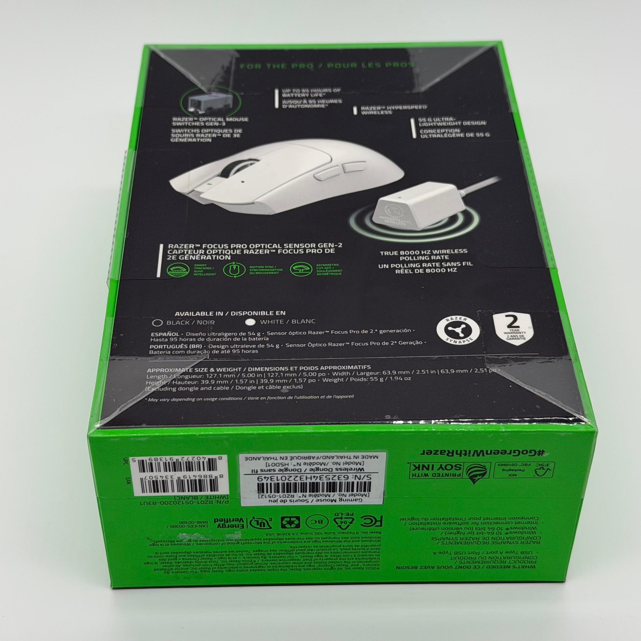 Razer Viper V3 Pro White Edition Gen-3