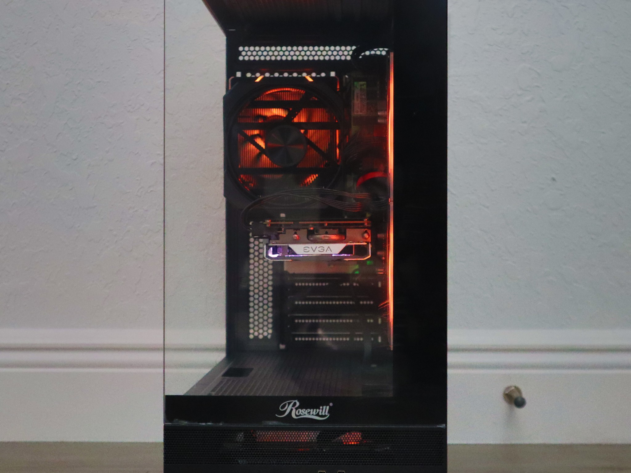 Gaming PC - GTX 1070, E5-2650 V4, 16GB DDR4, WIFI, ARGB, BLACK, NVMe SSD, HDD.