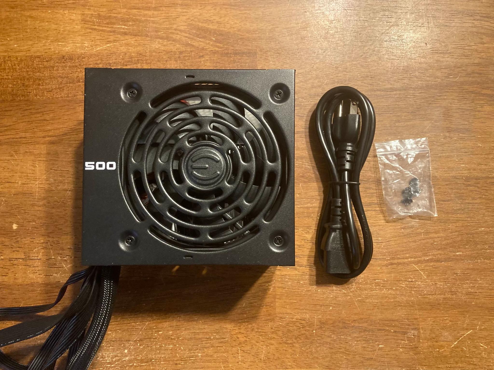 EVGA 500 W1 500 Watt 80+ White ATX Power Supply