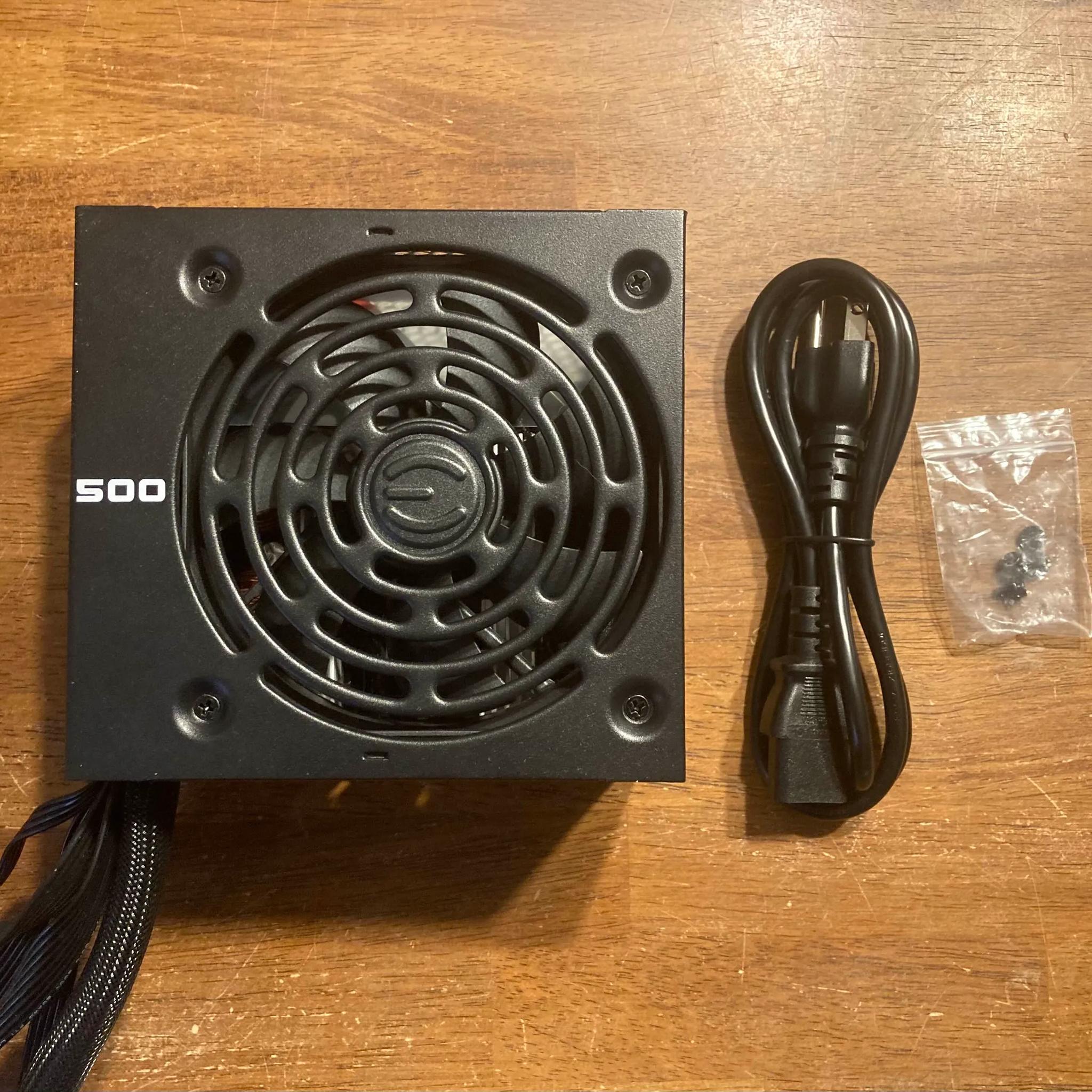 EVGA 500 W1 500 Watt 80+ White ATX Power Supply