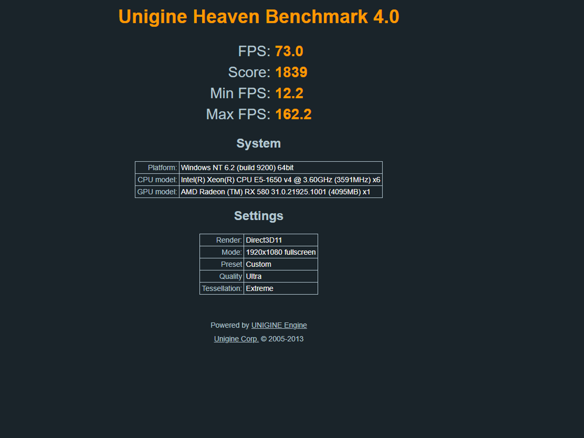 Gaming PC - Xeon E5 1650V4 / RX 580 / 16GB RAM / 512GB / Wi-Fi