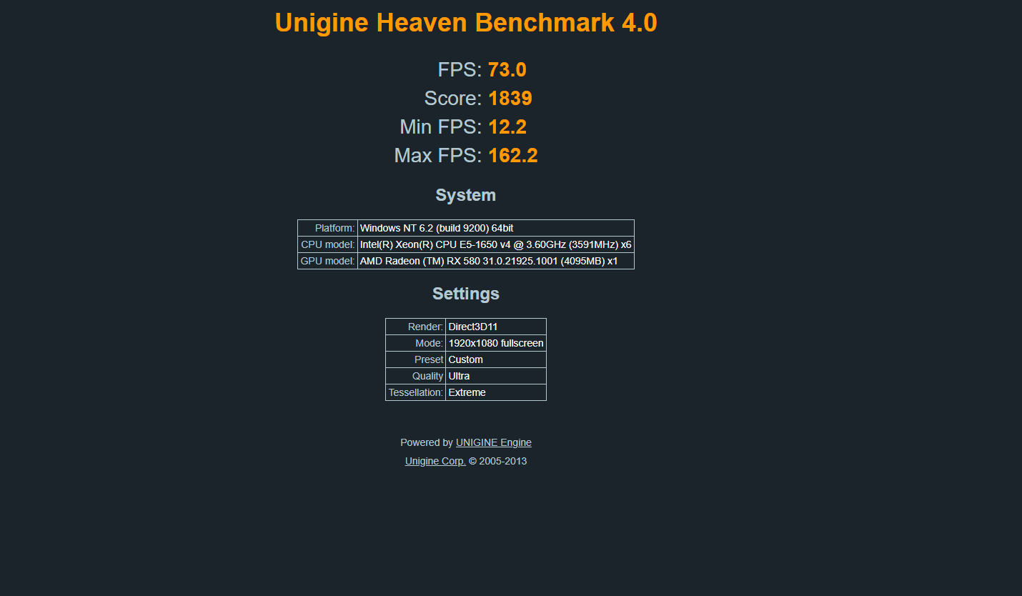 Gaming PC - Xeon E5 1650V4 / RX 580 / 16GB RAM / 512GB / Wi-Fi