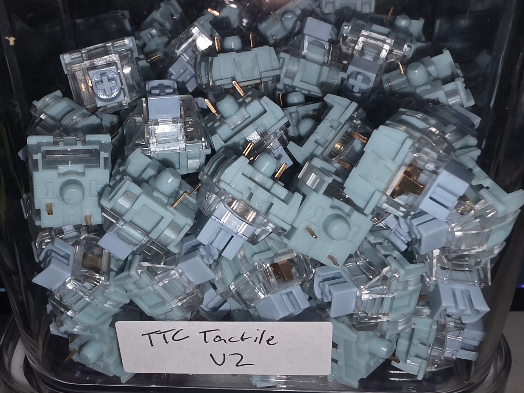 Ttc blush white v2 tactile switches