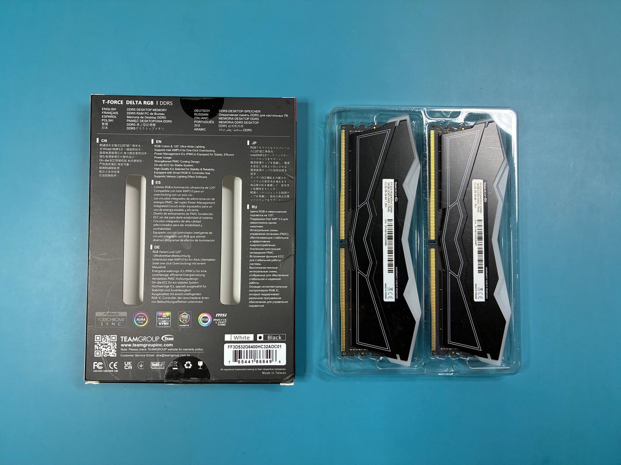 T-FORCE Delta RGB DDR5 32GB kit (Memory)
