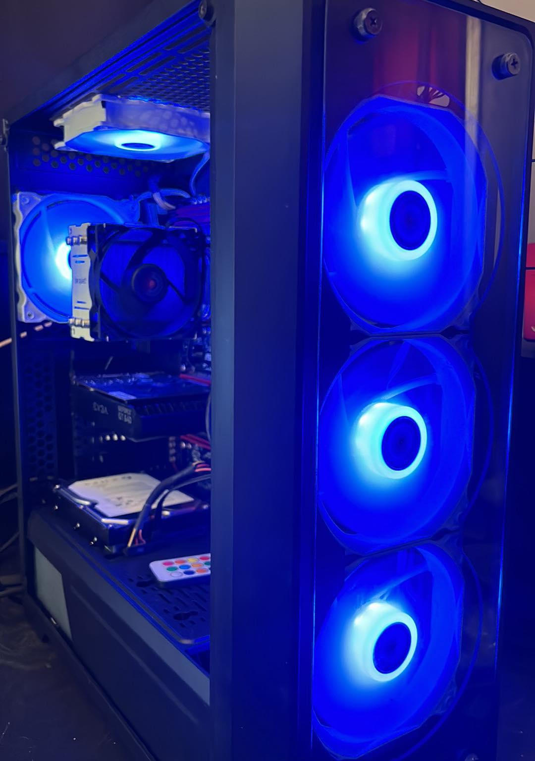 Great RGB Office/Light Gaming PC (Perfect Low Budget Starter PC) Customizable RGB fans  