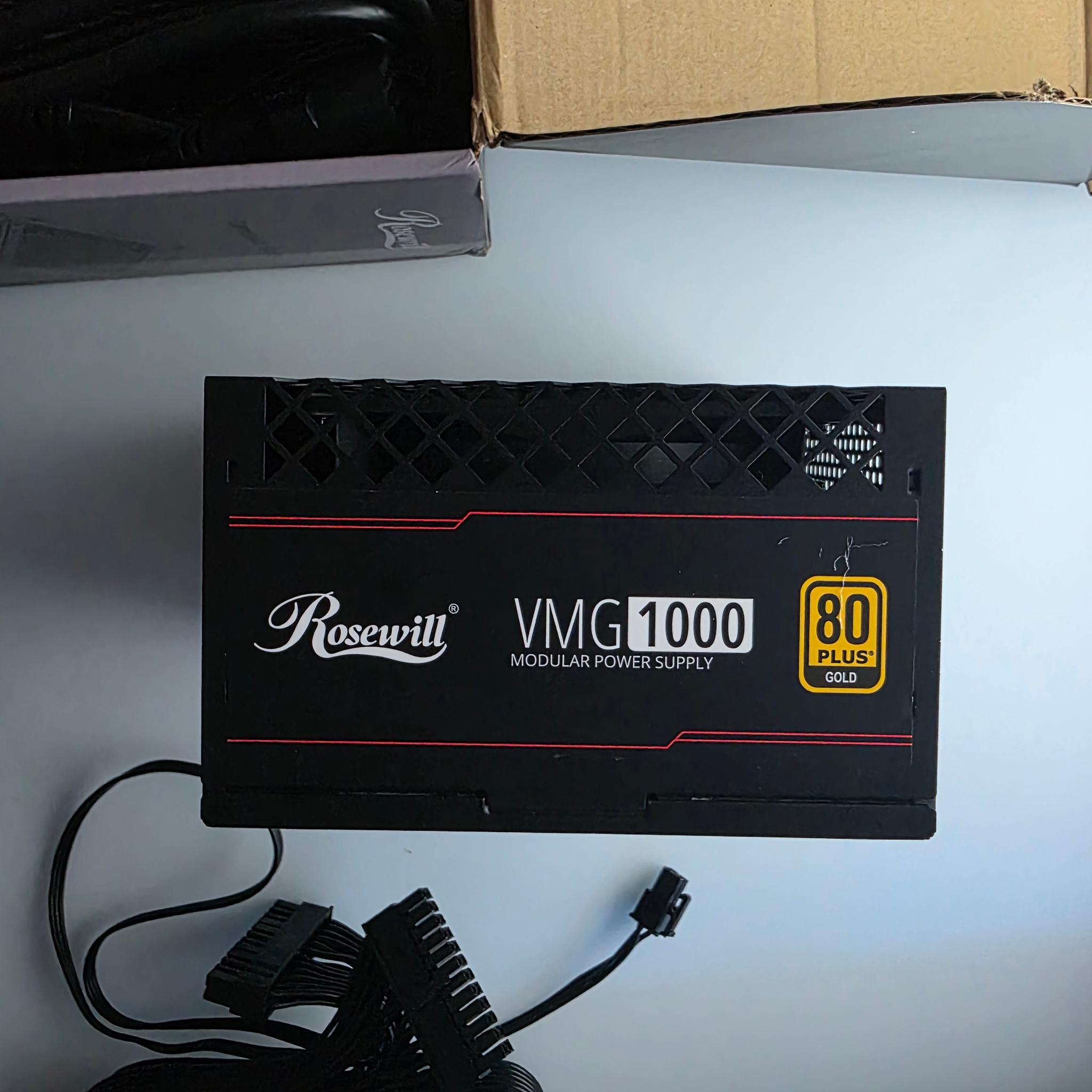 Rosewill VMG-1000 1000W PSU – ATX 3.1, 80+ Gold (New/Tested)