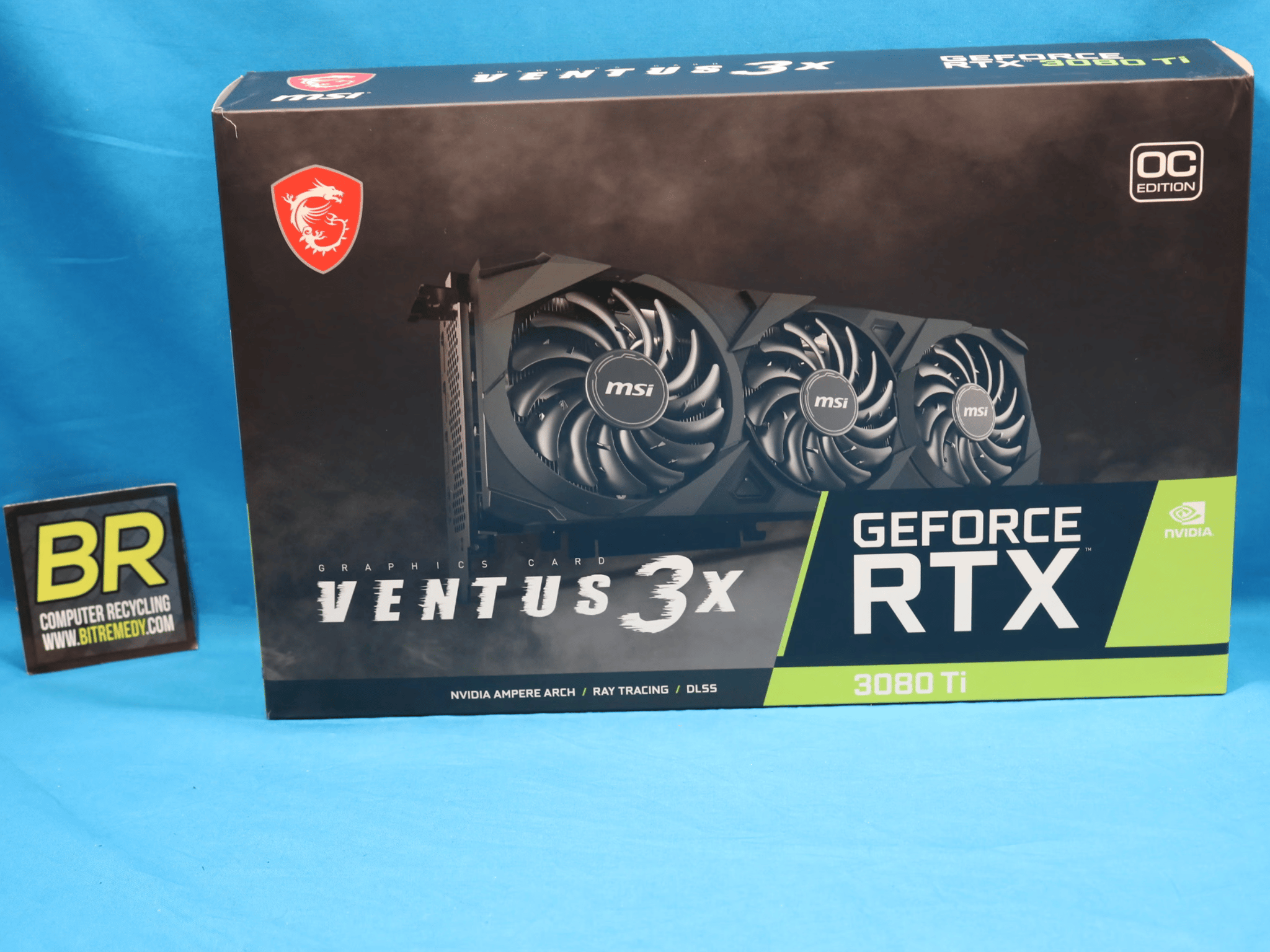 MSI NVIDIA GeForce RTX 3080 Ti Ventus 3X 12G OC GDDR6X PCIe 4.0 x16 Gaming Desktop GPU MS-V389