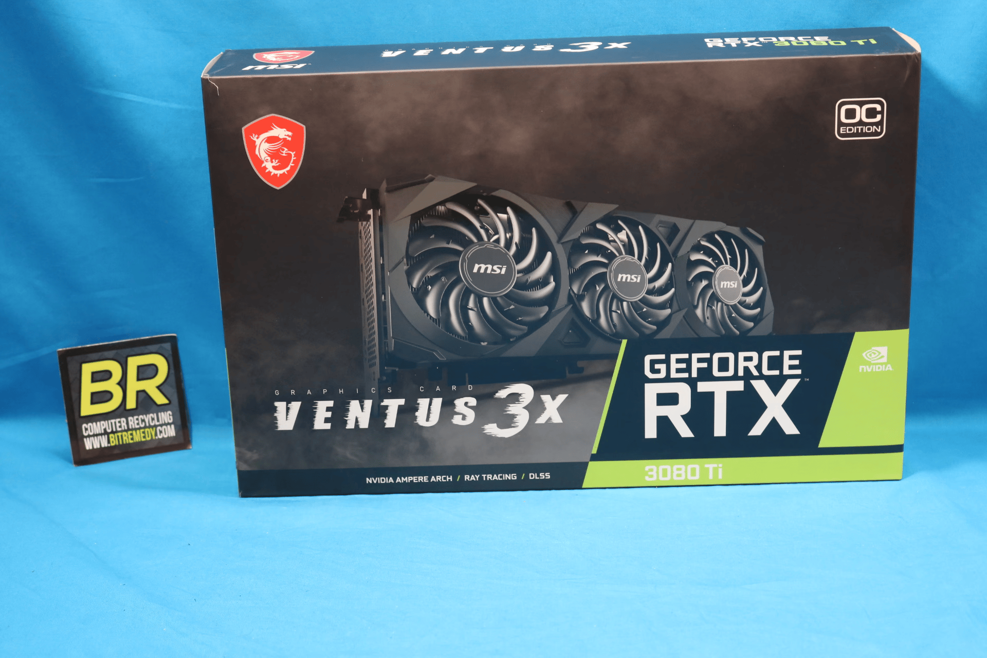 MSI NVIDIA GeForce RTX 3080 Ti Ventus 3X 12G OC GDDR6X PCIe 4.0 x16 Gaming Desktop GPU MS-V389
